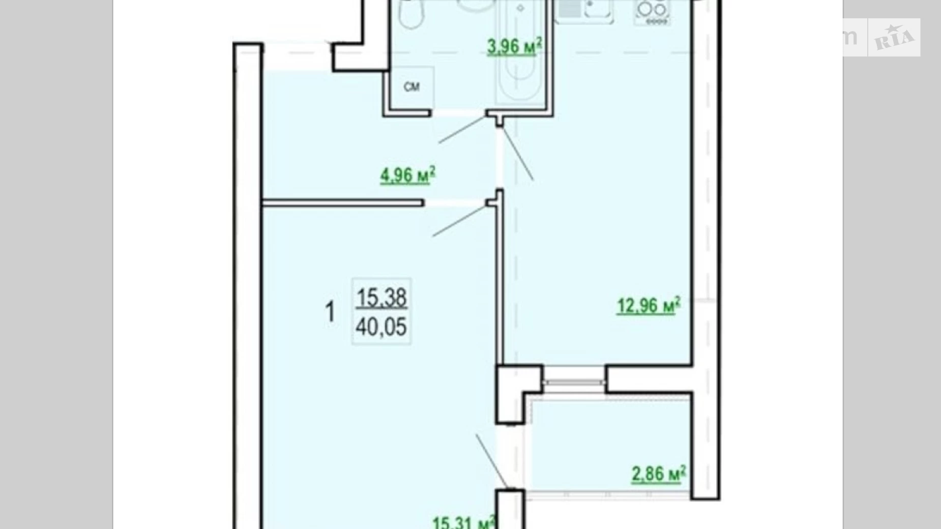 Продается 1-комнатная квартира 40 кв. м в Харькове, ул. Шевченко, 327