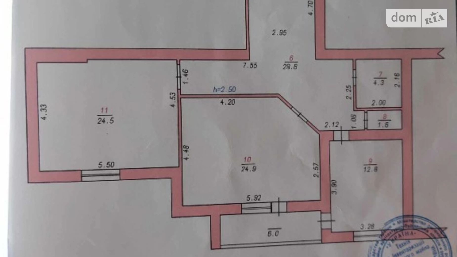 Продается 4-комнатная квартира 171.4 кв. м в Хмельницком, Львовское шоссе, 55/1 - фото 3