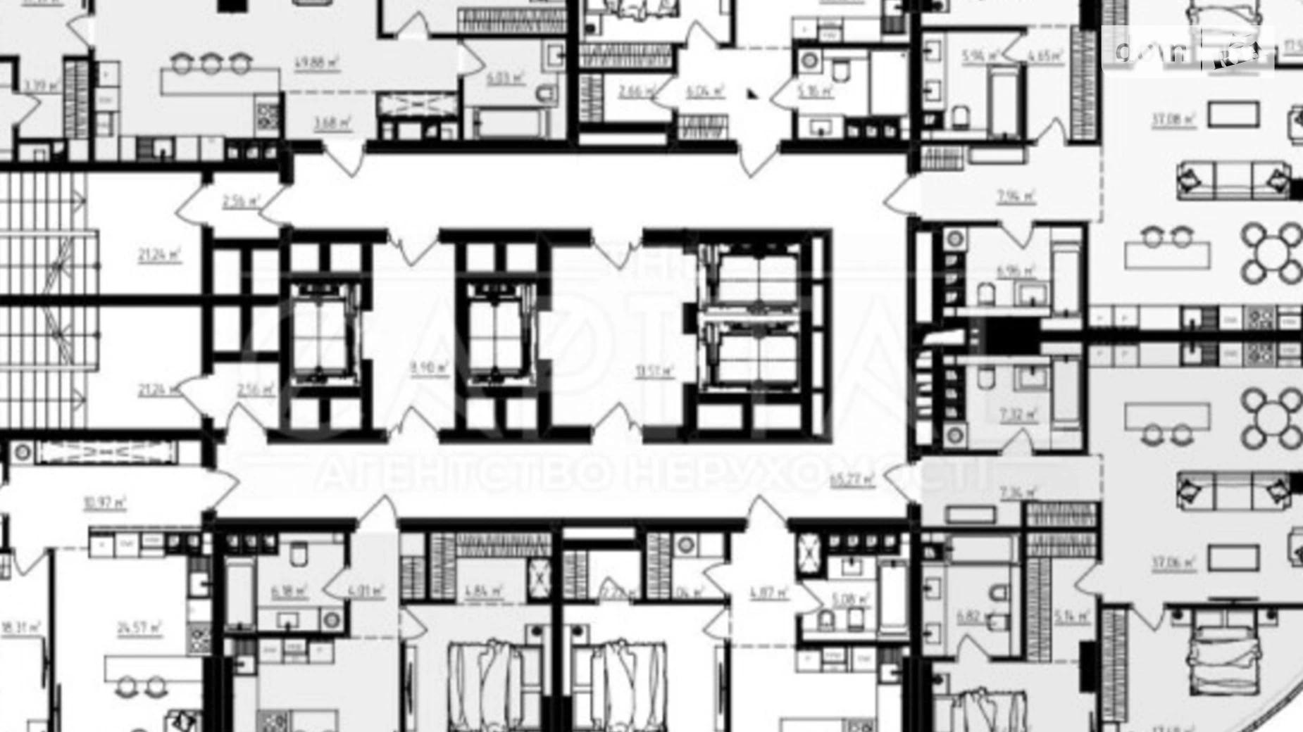 Продается 3-комнатная квартира 107 кв. м в Киеве, ул. Леси Украинки, 7