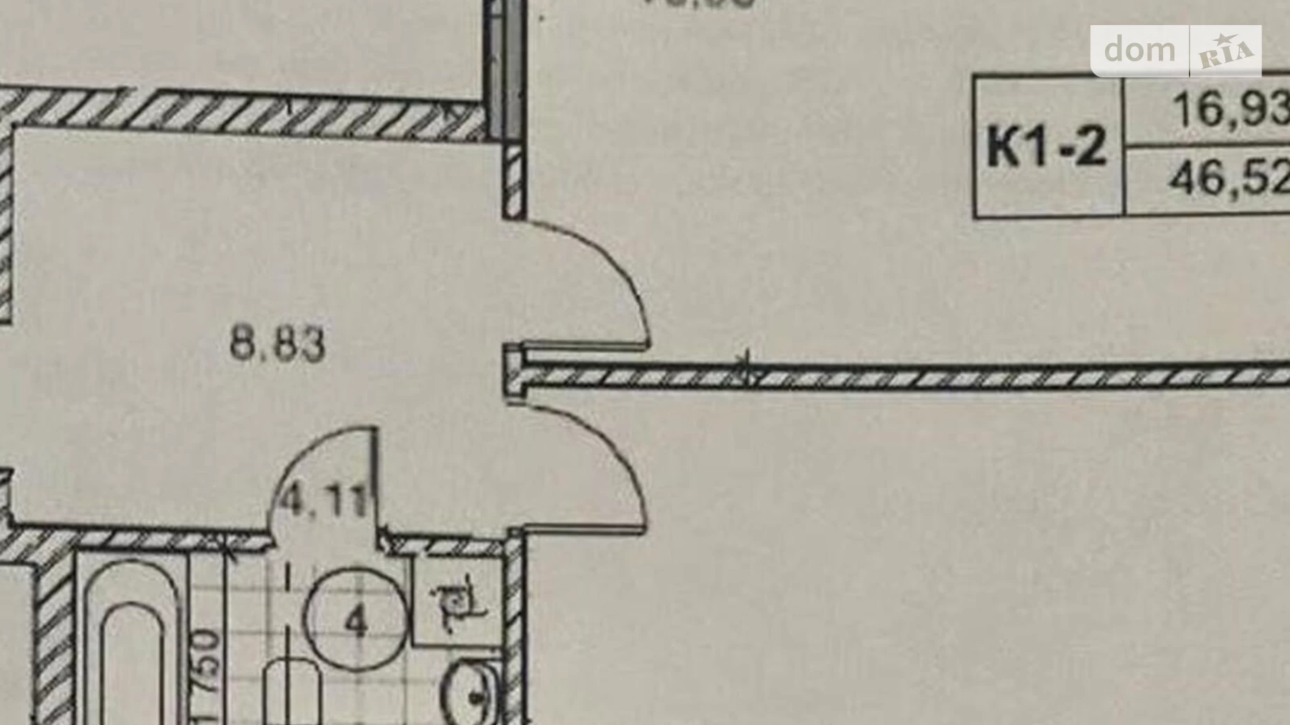 Продается 1-комнатная квартира 47 кв. м в Киеве, ул. Предславинская, 35