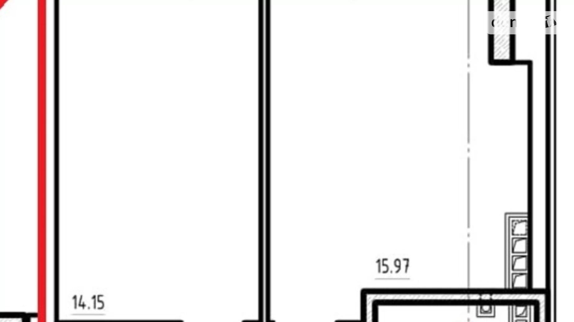 Продается 1-комнатная квартира 47.6 кв. м в Одессе, ул. Гимназическая, 13 - фото 2