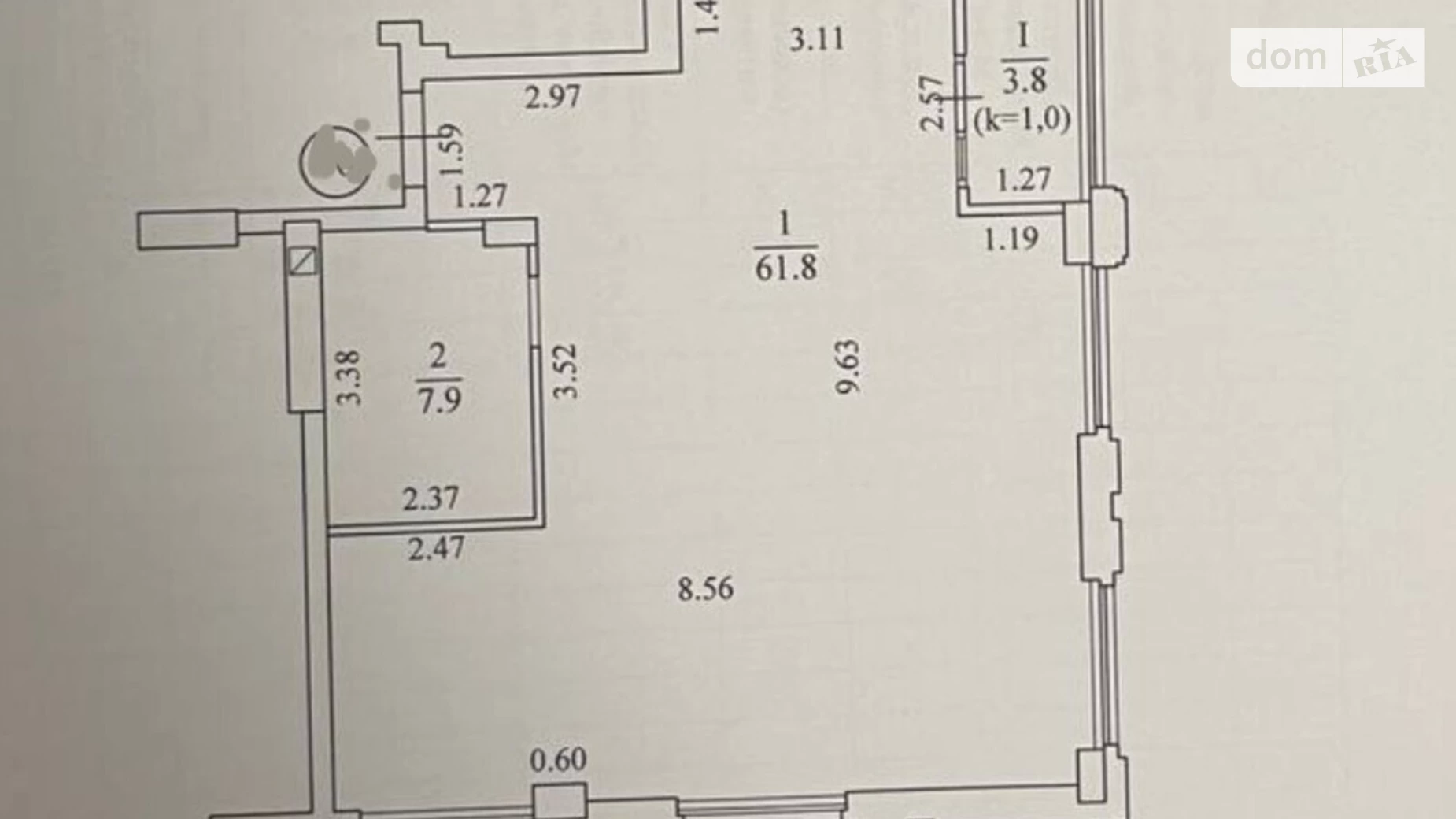 Продается 2-комнатная квартира 73.5 кв. м в Днепре, ул. Костомаровская, 1А - фото 5