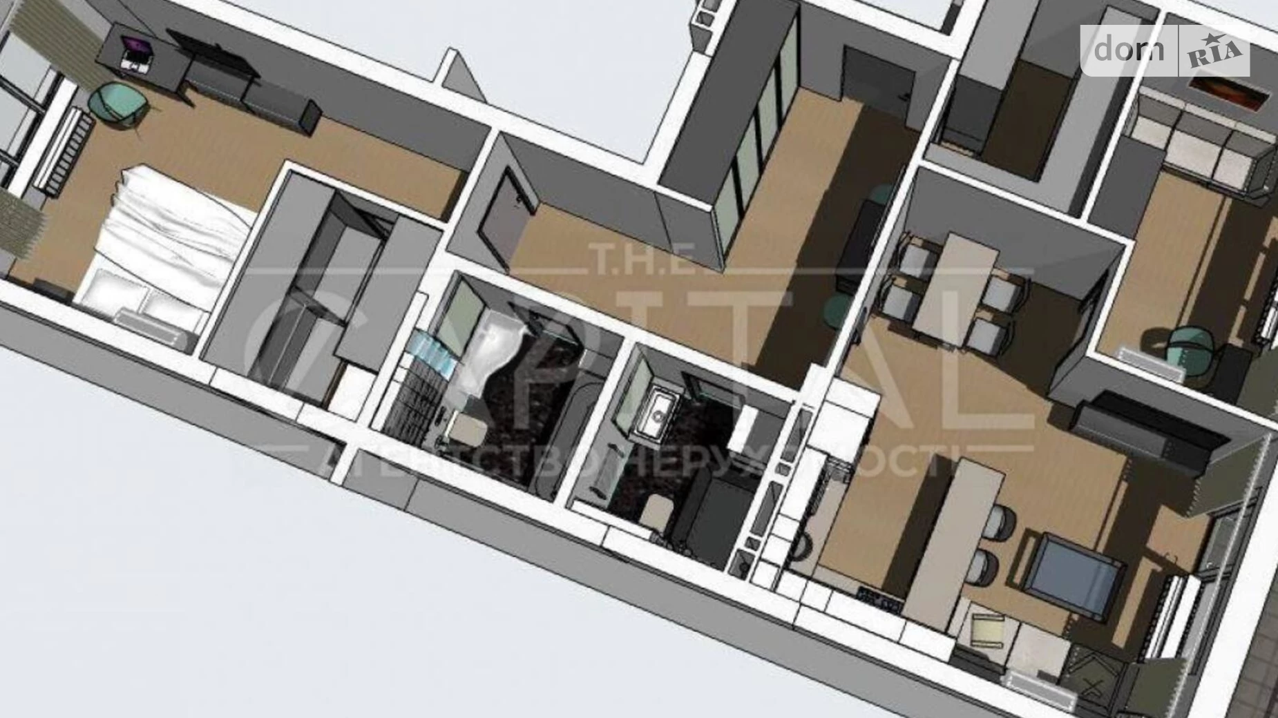 Продается 2-комнатная квартира 90 кв. м в Киеве, ул. Михаила Бойчука, 17 - фото 2