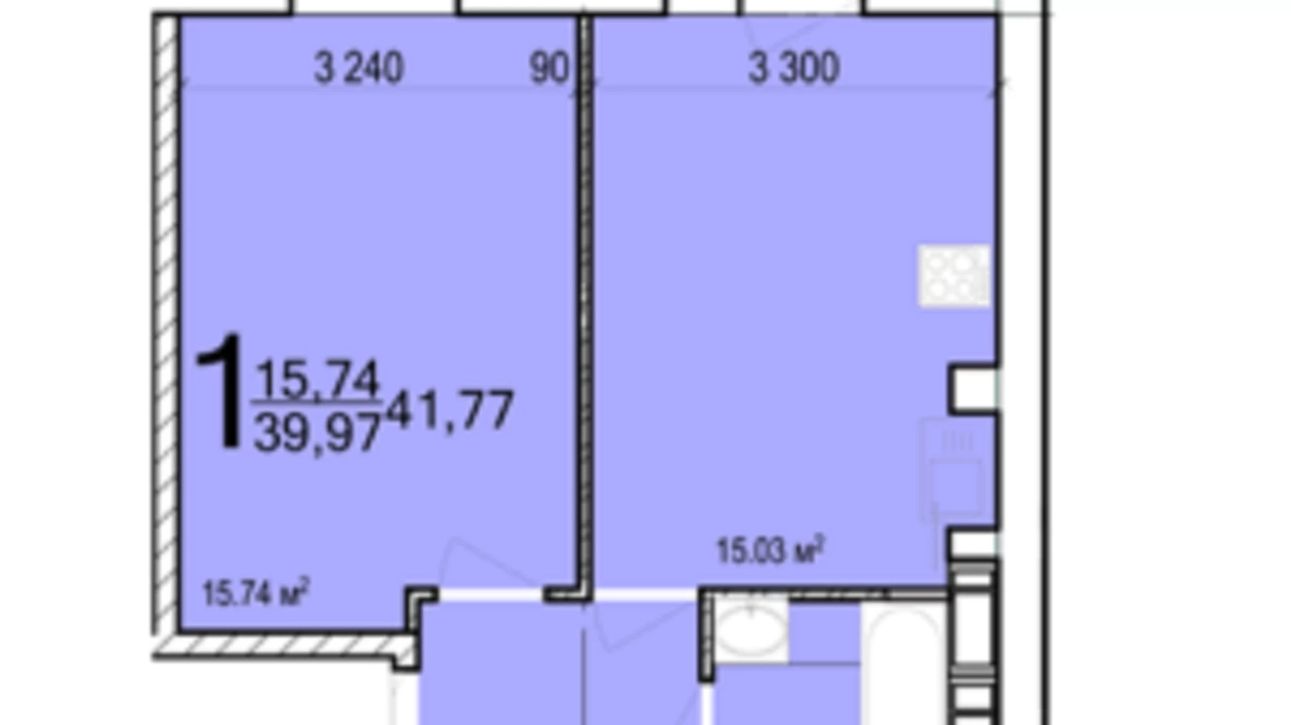 Продается 1-комнатная квартира 42.4 кв. м в Харькове, пер. Шевченковский - фото 3