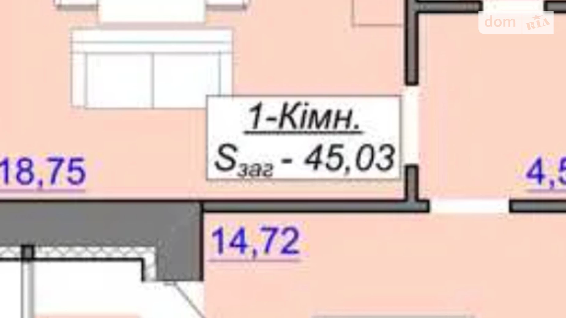 Продається 1-кімнатна квартира 45.03 кв. м у Івано-Франківську, пров. Ключний - фото 5