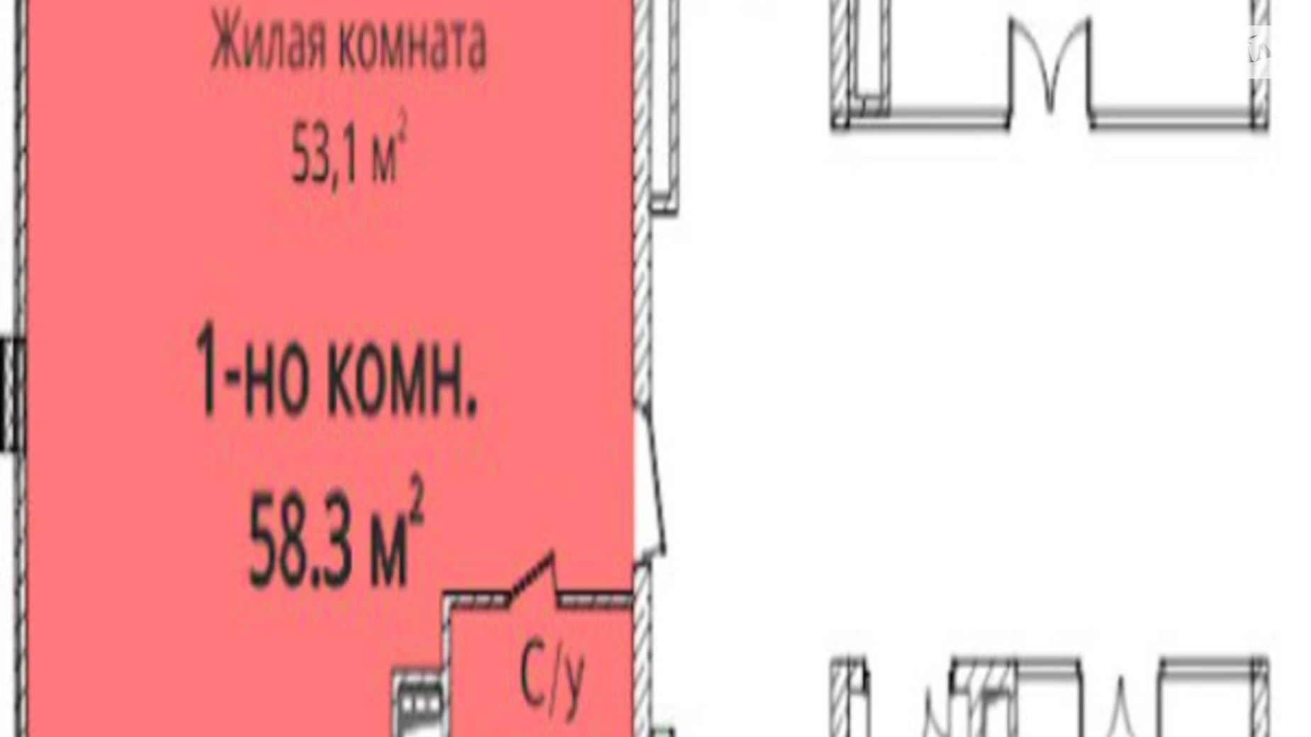 Продається 1-кімнатна квартира 57 кв. м у Одесі, вул. Новоберегова, 12А - фото 5