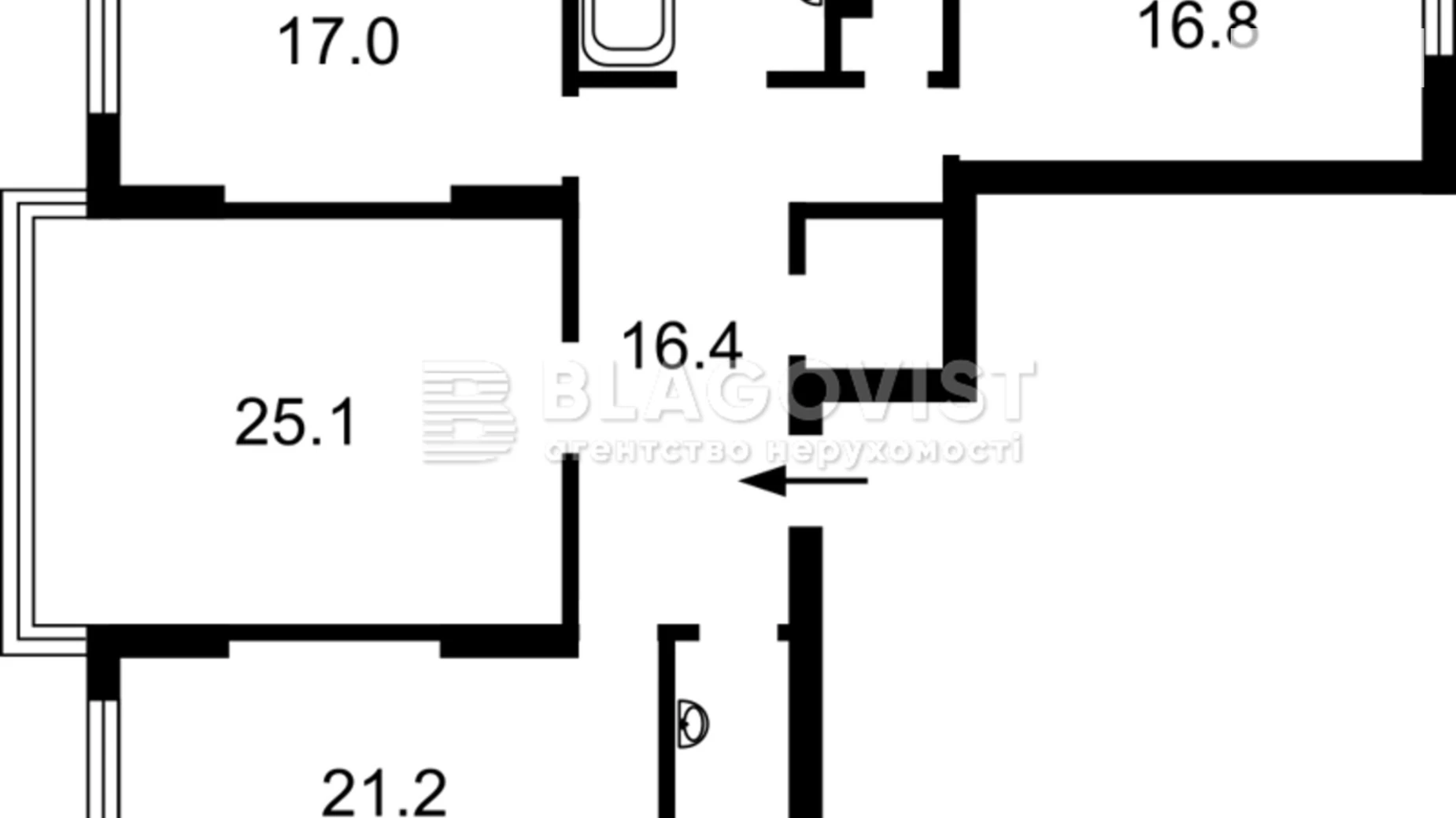 Продается 3-комнатная квартира 112 кв. м в Киеве, наб. Днепровская, 14А - фото 2