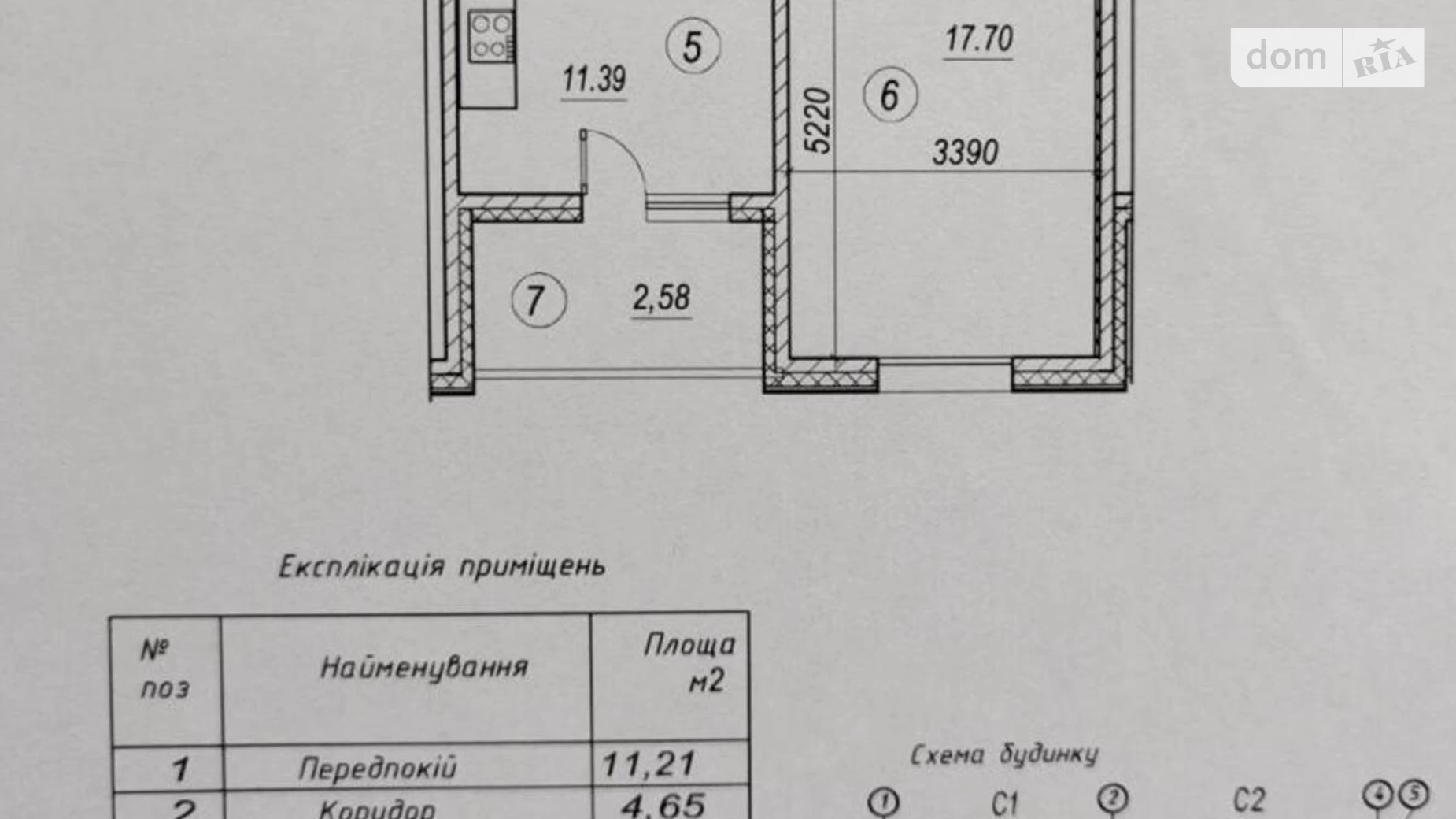 Продается 1-комнатная квартира 53 кв. м в Киеве, ул. Коноплянская, 22 - фото 2