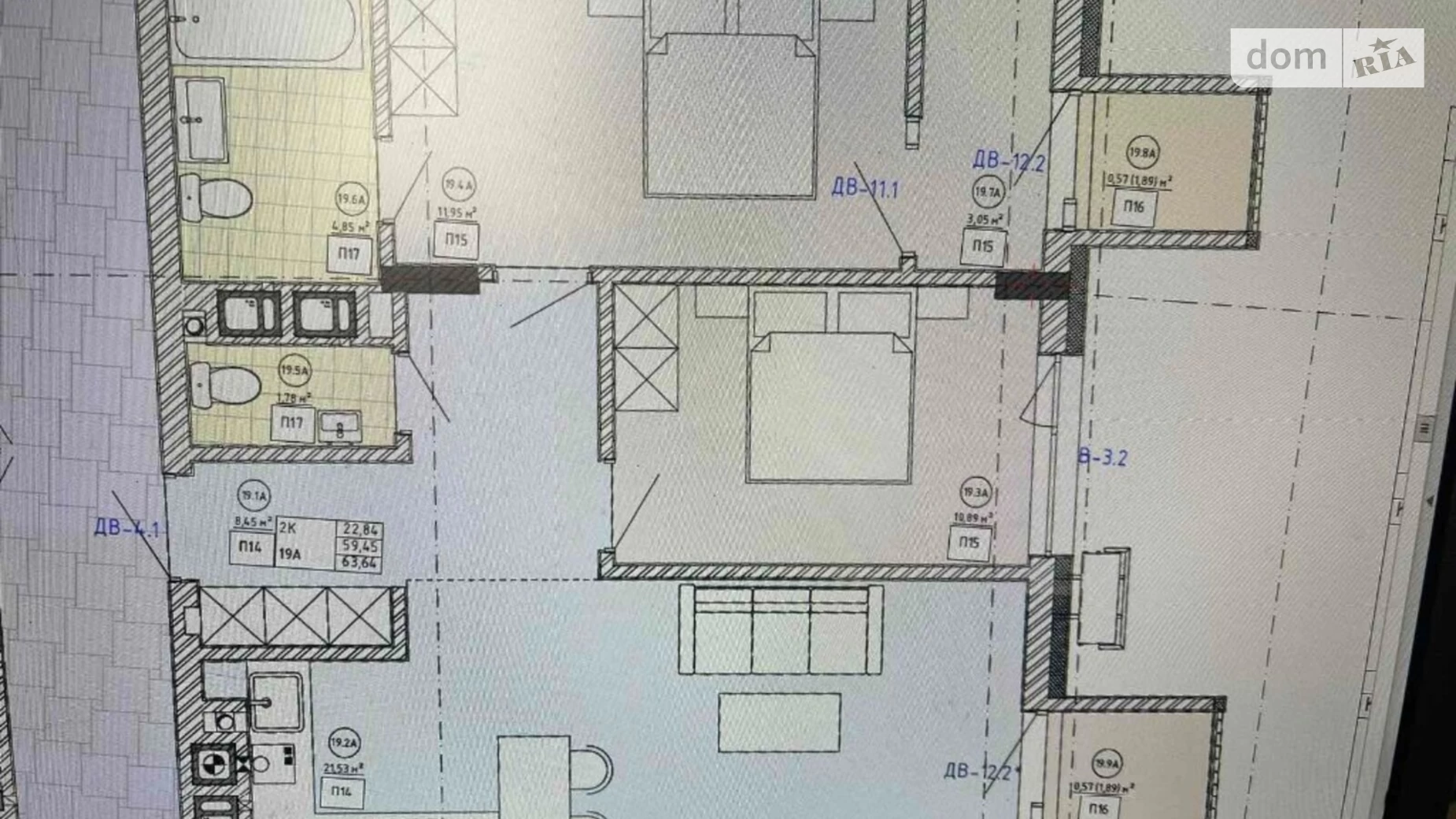 Продается 2-комнатная квартира 63.3 кв. м в Львове, ул. Филиппа Орлика, undefined