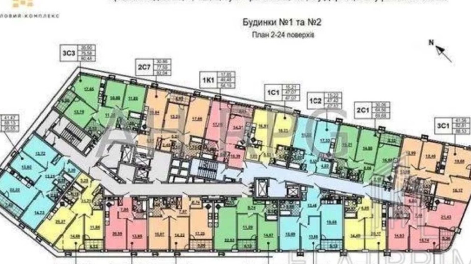 Продается 1-комнатная квартира 54 кв. м в Киеве, ул. Причальная, 12