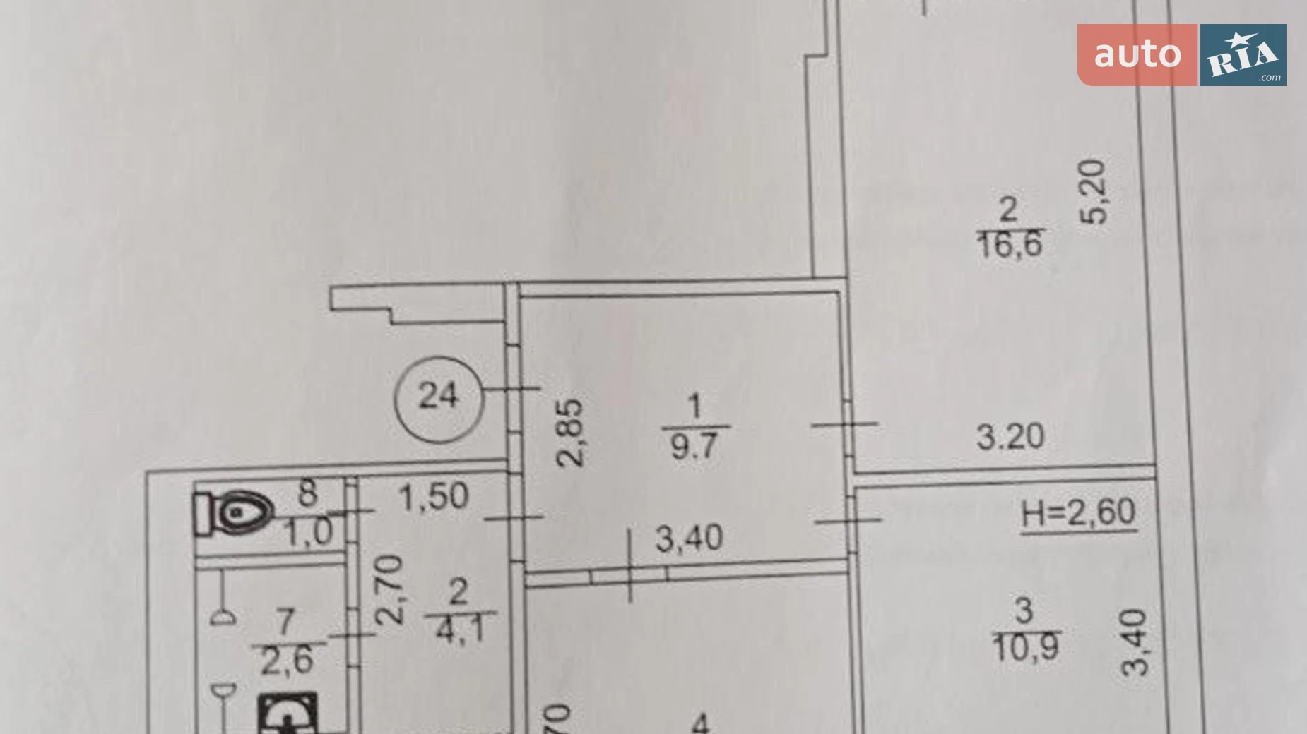 Продается 3-комнатная квартира 68.2 кв. м в Харькове, ул. Драгомировская, 4 - фото 3