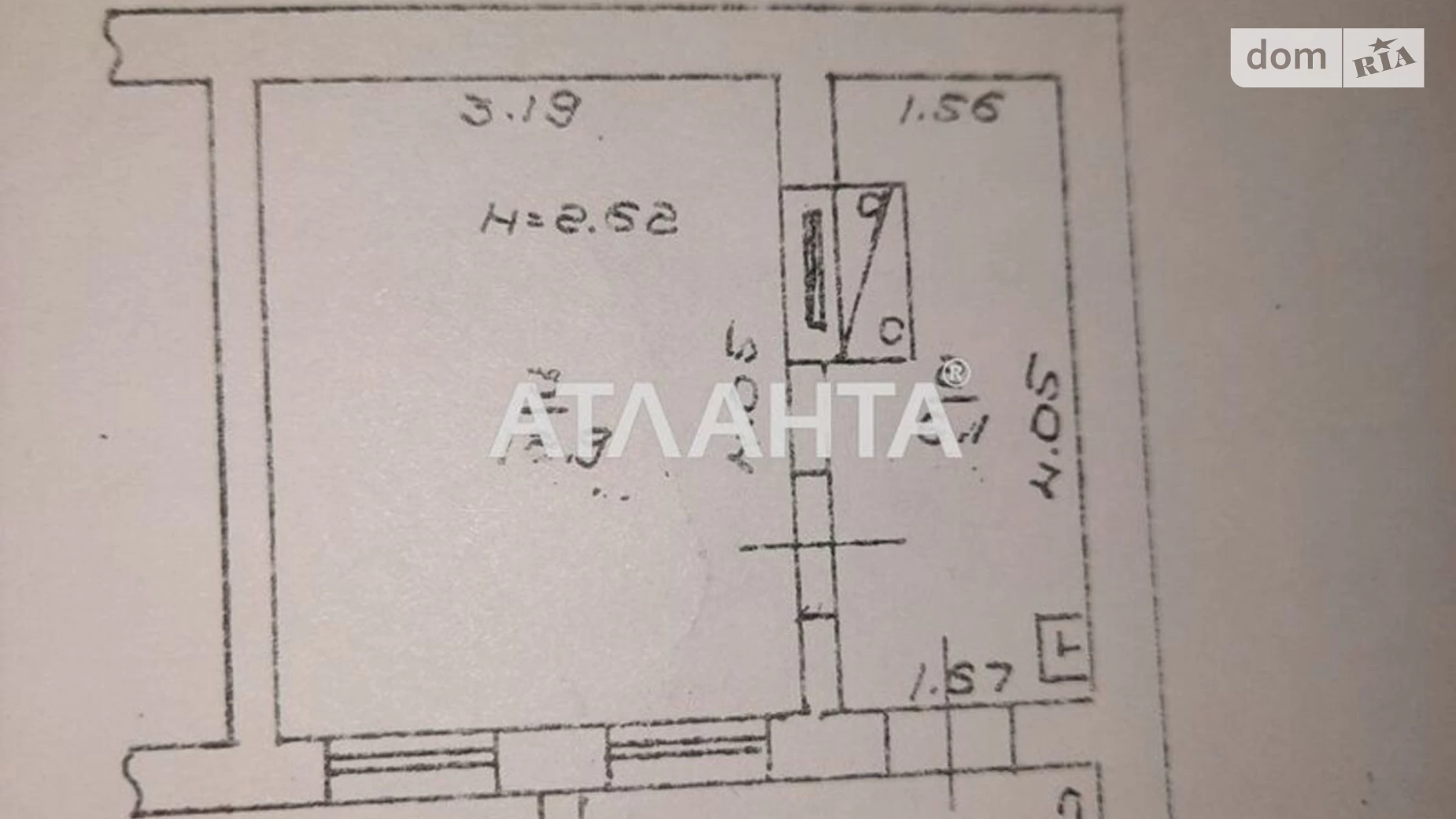 Продается 1-комнатная квартира 24 кв. м в Одессе, пер. Интернациональный