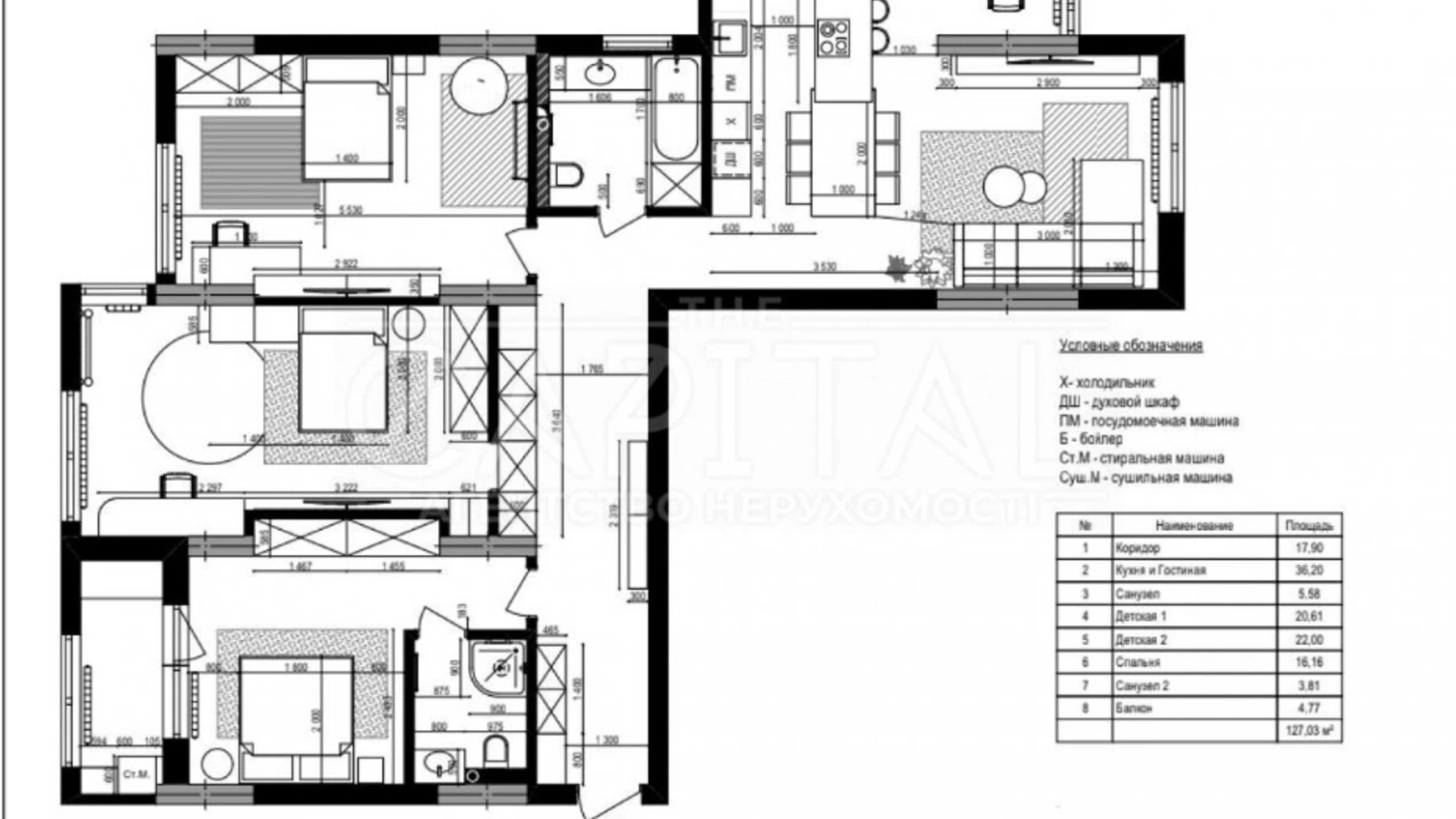 Продается 4-комнатная квартира 126 кв. м в Киеве, ул. Лейпцигская, 13А