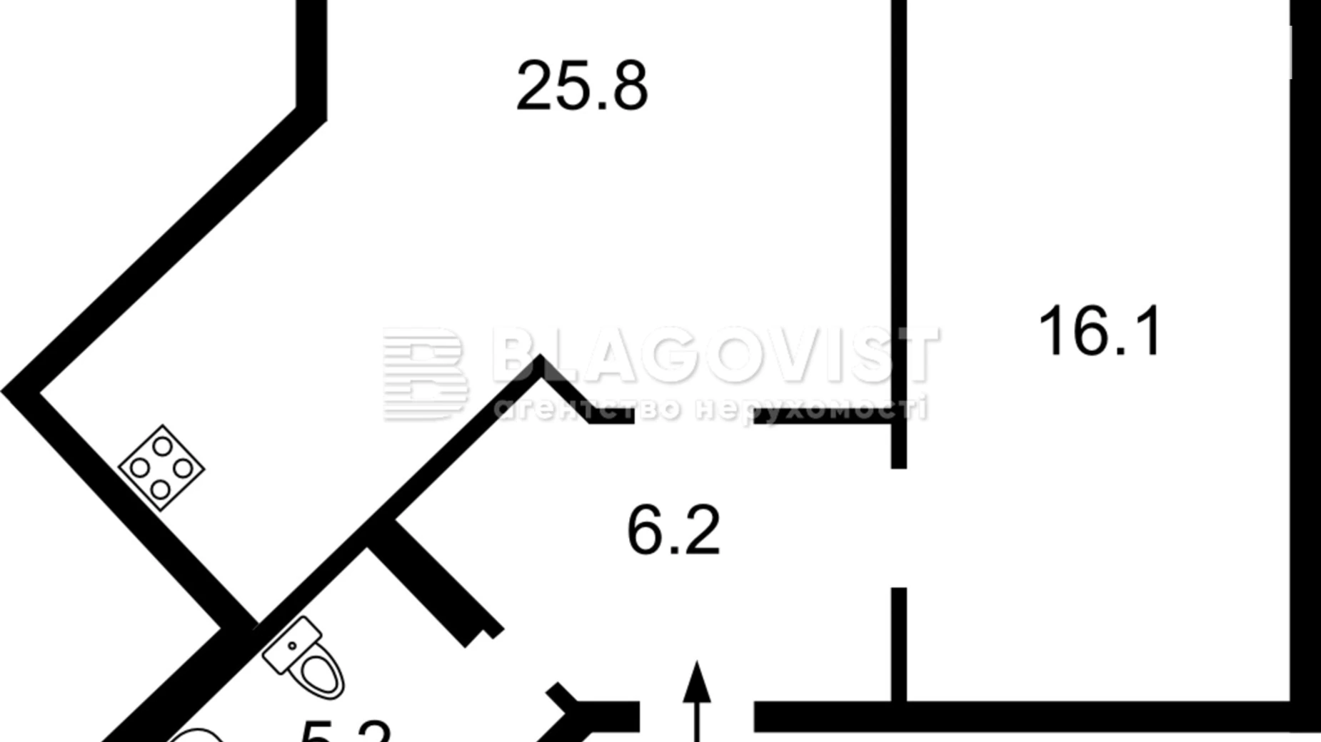 Продается 2-комнатная квартира 55 кв. м в Киеве, ул. Вышгородская, 45 - фото 4