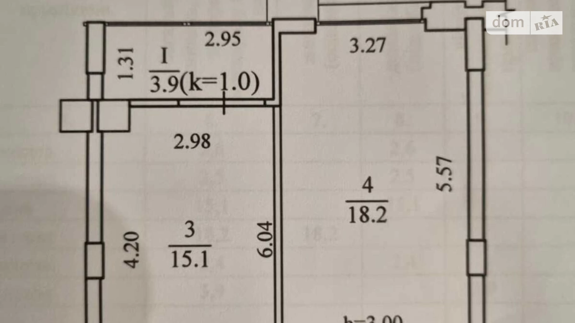 Продается 2-комнатная квартира 45 кв. м в Днепре, ул. Костомаровская, 1А - фото 3