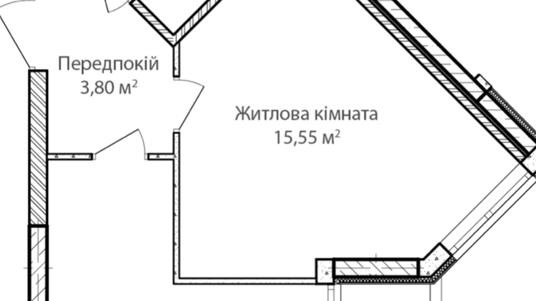 Продается 1-комнатная квартира 40 кв. м в Ирпене, ул. Достоевского, 2 - фото 2