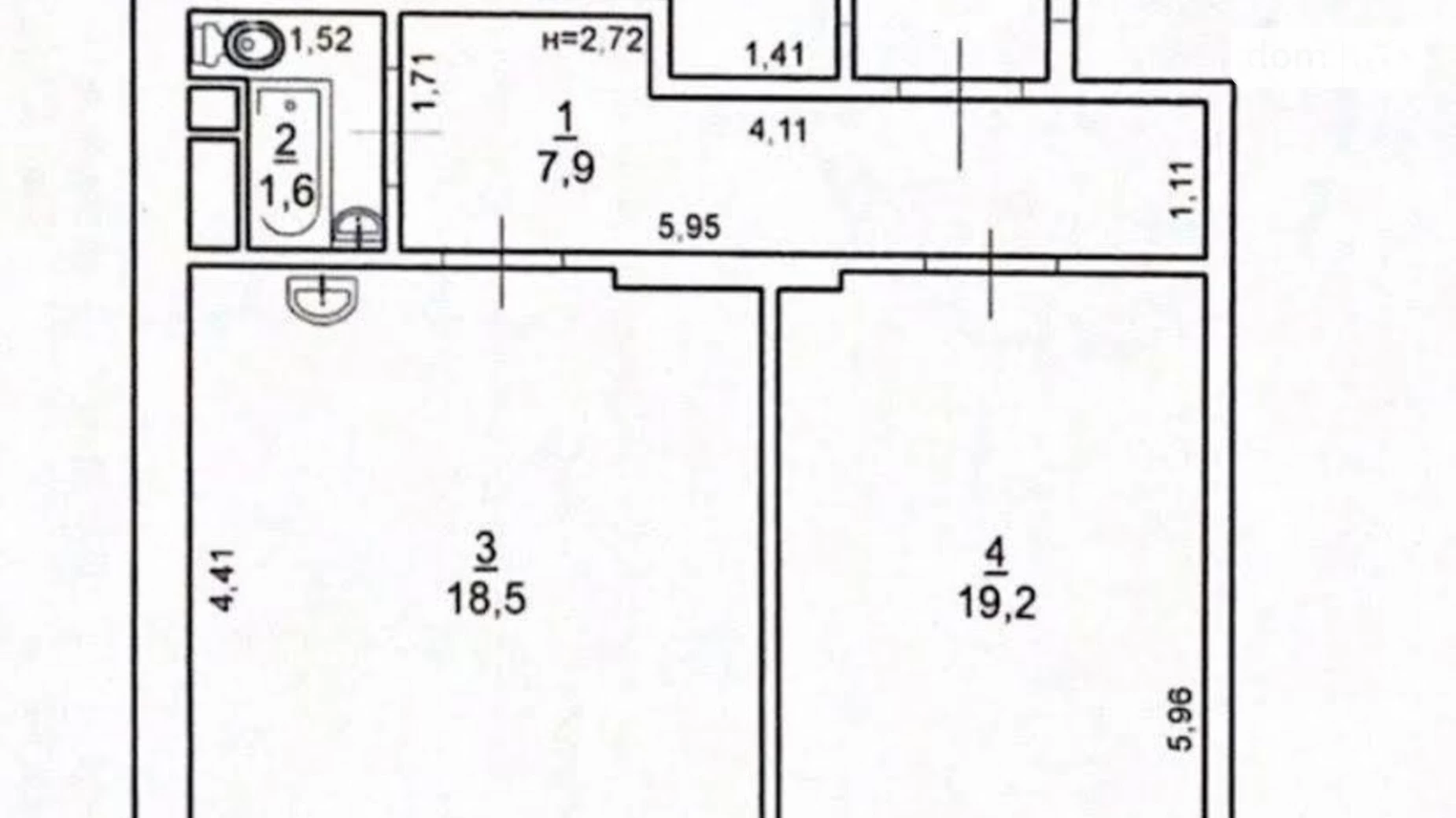 Продается 1-комнатная квартира 48 кв. м в Киеве, ул. Львовская, 15 - фото 2