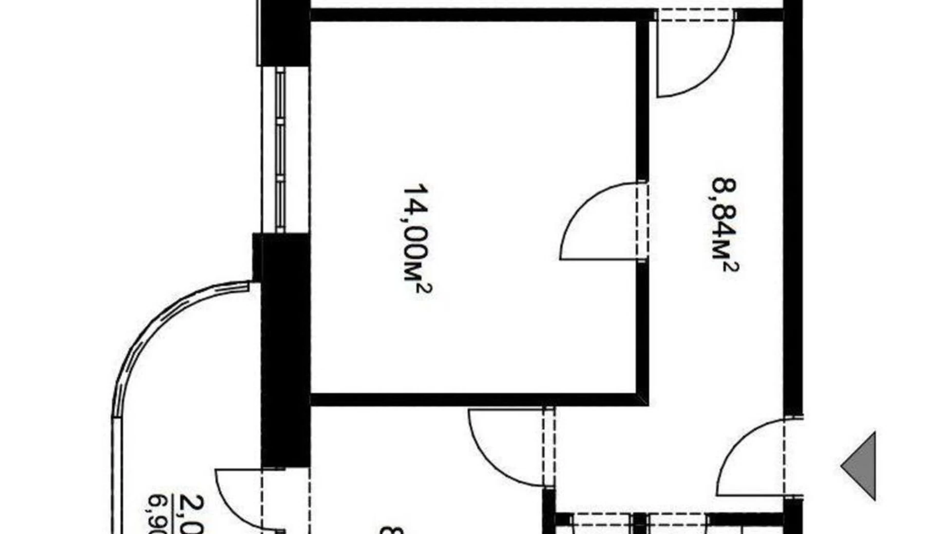 Продается 2-комнатная квартира 56 кв. м в Харькове, ул. Куряжанская - фото 2