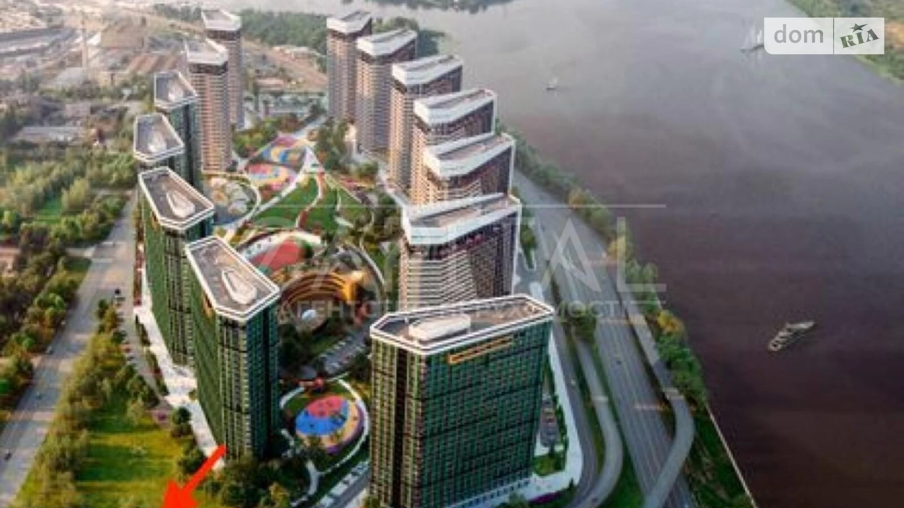 Продается 3-комнатная квартира 104 кв. м в Киеве, наб. Днепровская - фото 2