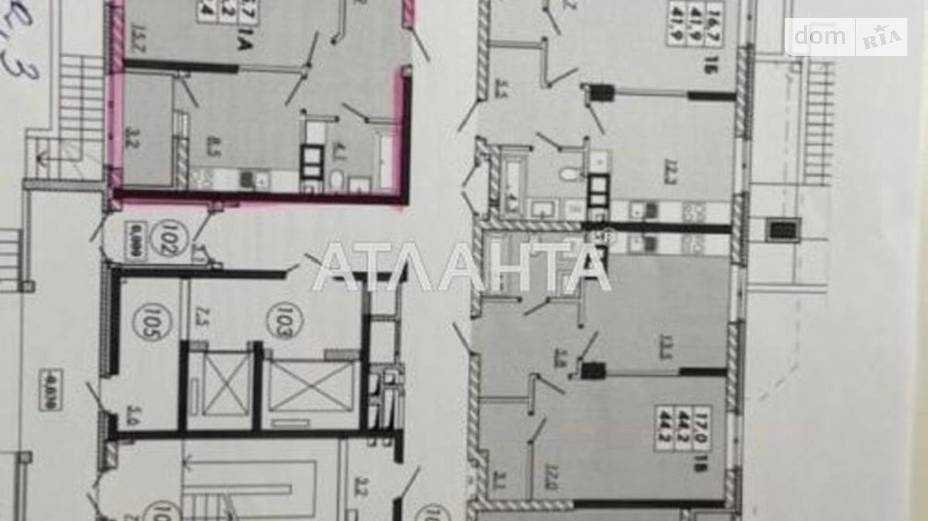 Продається 1-кімнатна квартира 39.4 кв. м у Одесі, Овідіопольська дор.