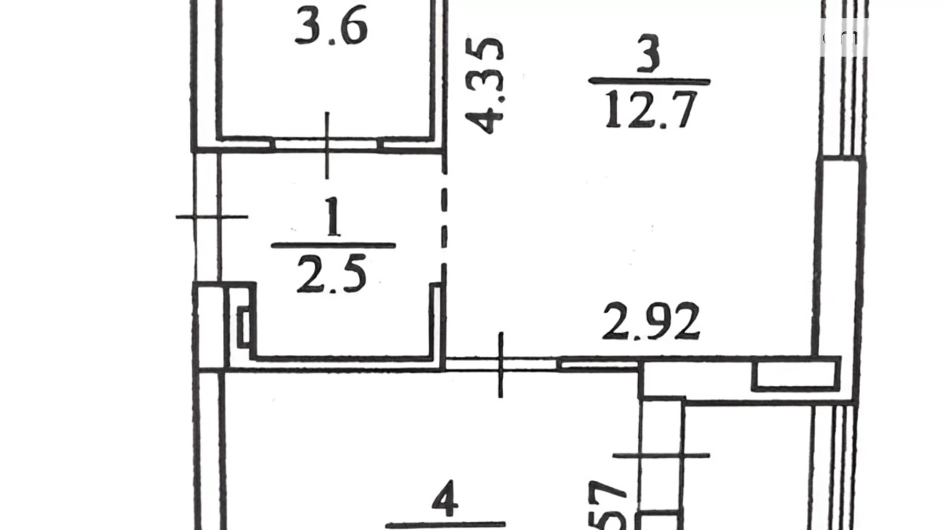 Продается 1-комнатная квартира 35 кв. м в Киеве, ул. Салютная, 2Б