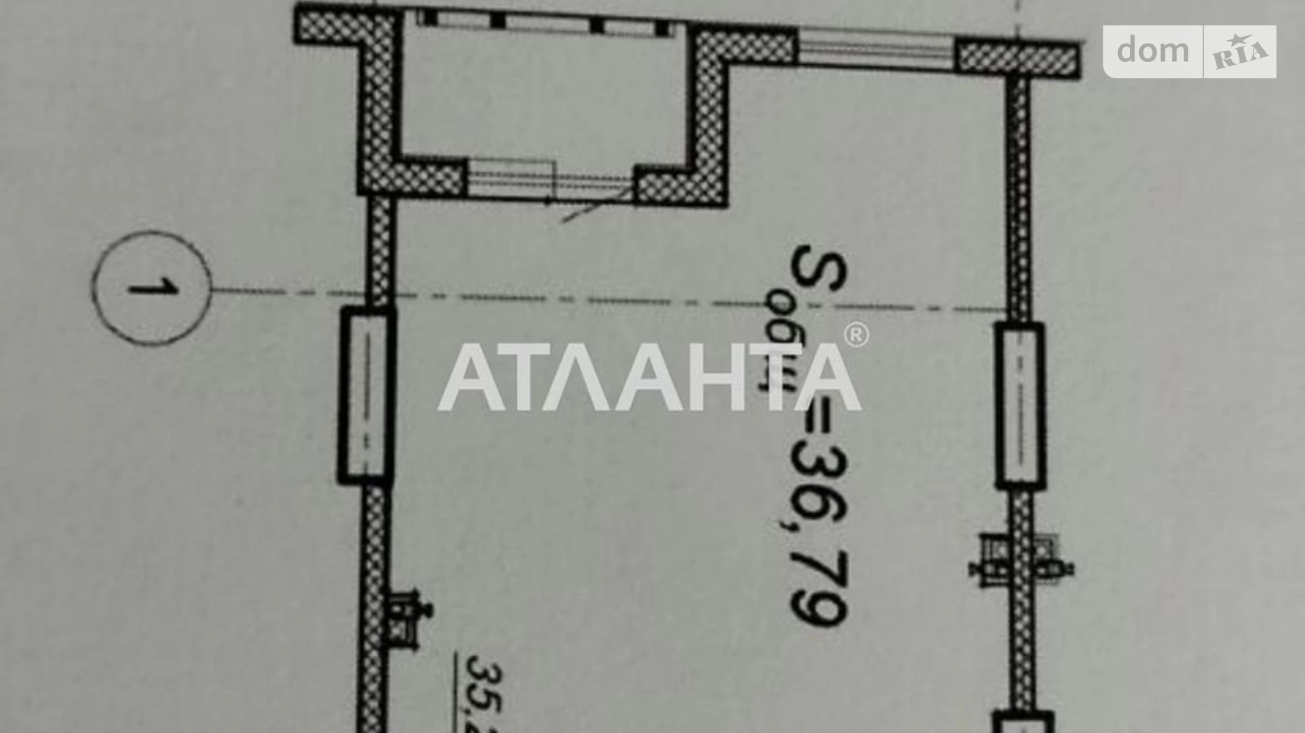 Продається 1-кімнатна квартира 37 кв. м у Одесі, пров. Куликовський