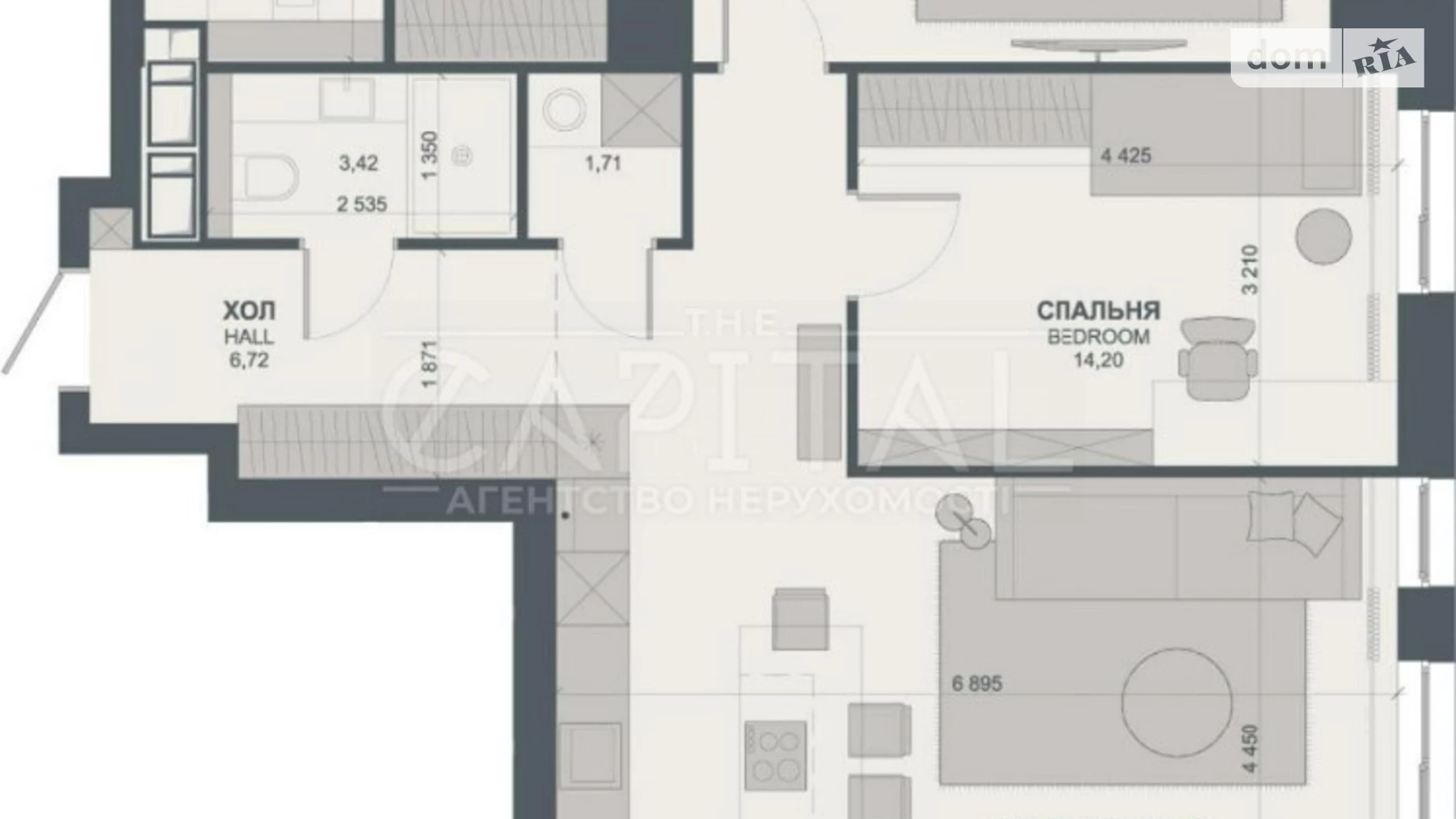 Продается 3-комнатная квартира 92 кв. м в Киеве, ул. Василия Тютюнника, 39/2