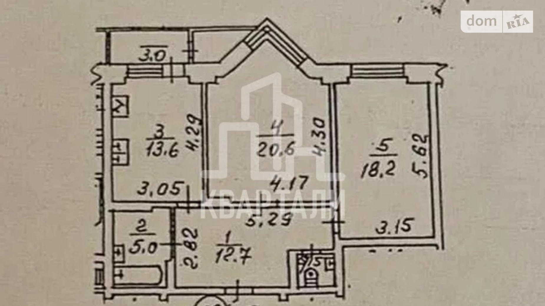 Продається 2-кімнатна квартира 75 кв. м у Києві, вул. Здолбунівська, 3Г