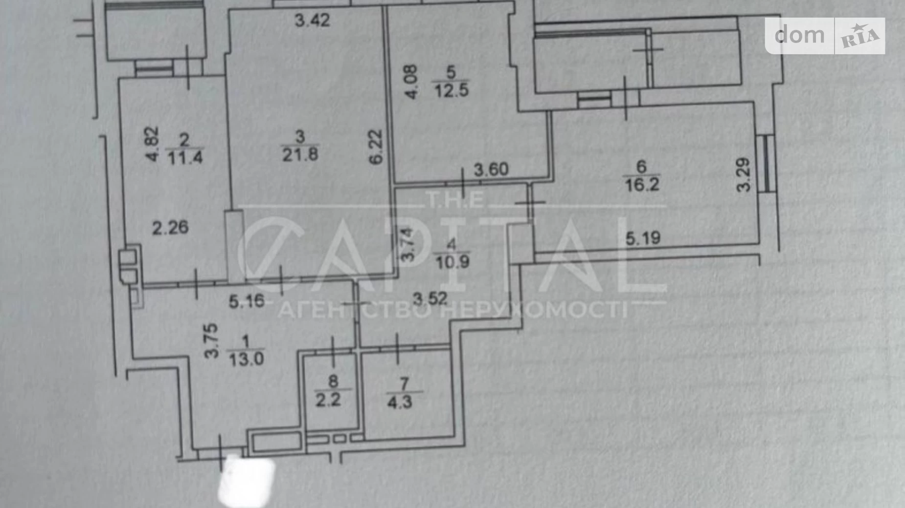 Продается 3-комнатная квартира 102 кв. м в Киеве, ул. Кустанайская, 13 - фото 3