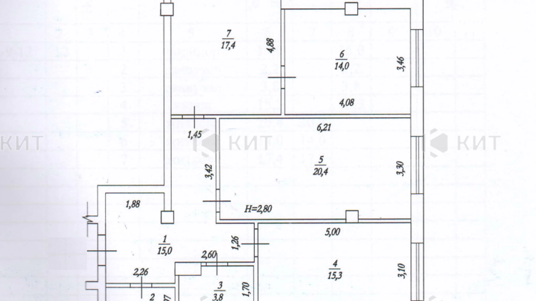 Продается 3-комнатная квартира 88.1 кв. м в Харькове, ул. Свободы, 36 - фото 2