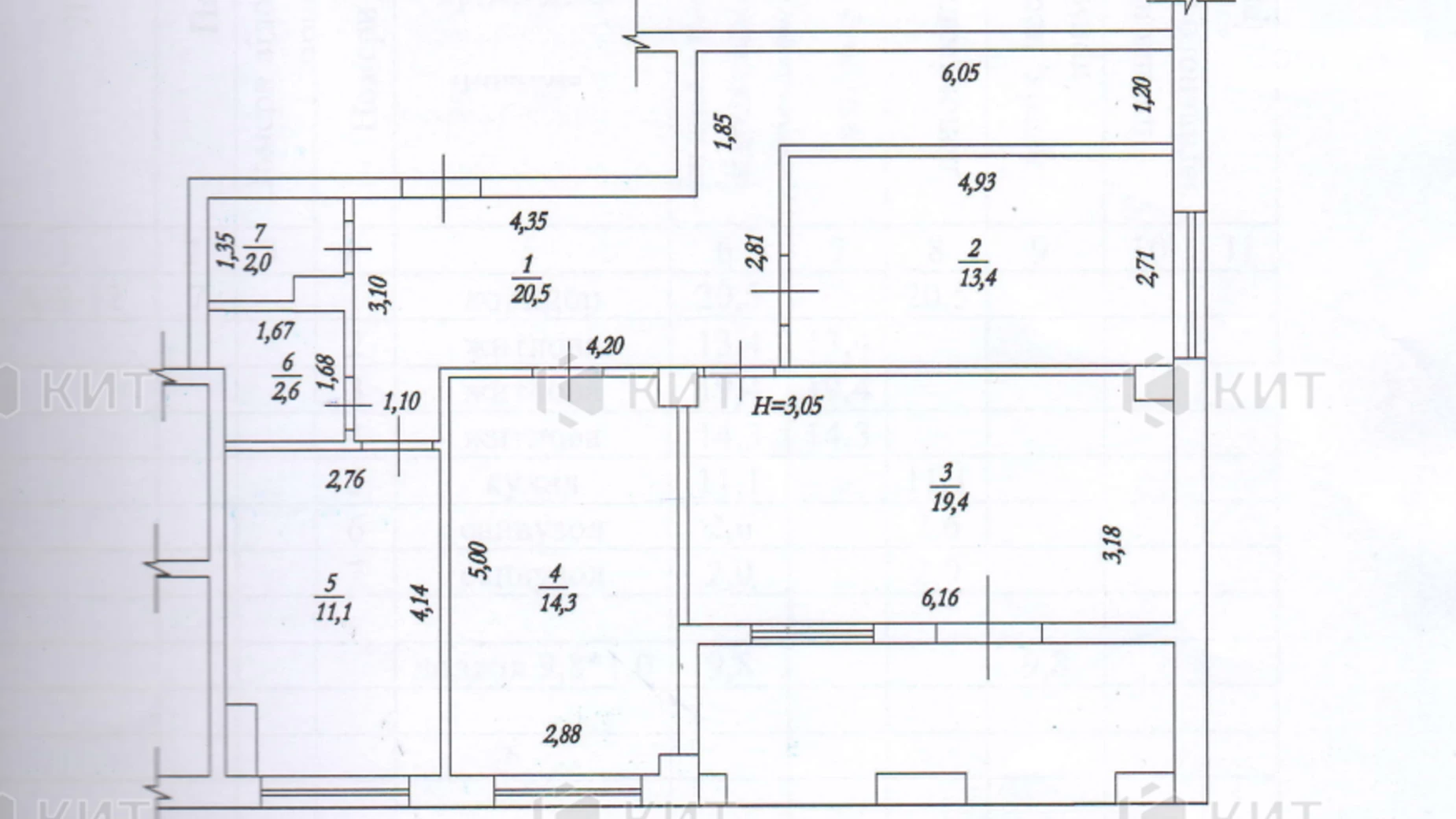 Продається 3-кімнатна квартира 93.1 кв. м у Харкові, вул. Свободи, 36