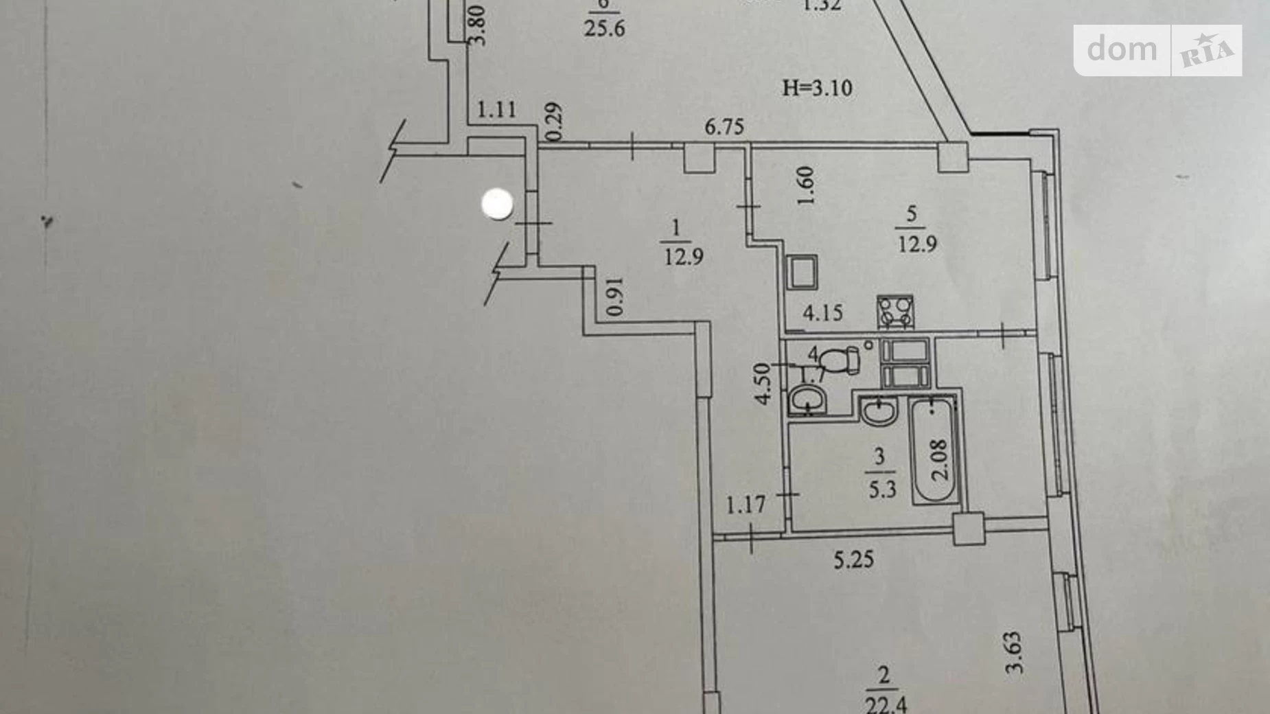 Продається 2-кімнатна квартира 85 кв. м у Харкові, вул. Молочна, 52 - фото 3