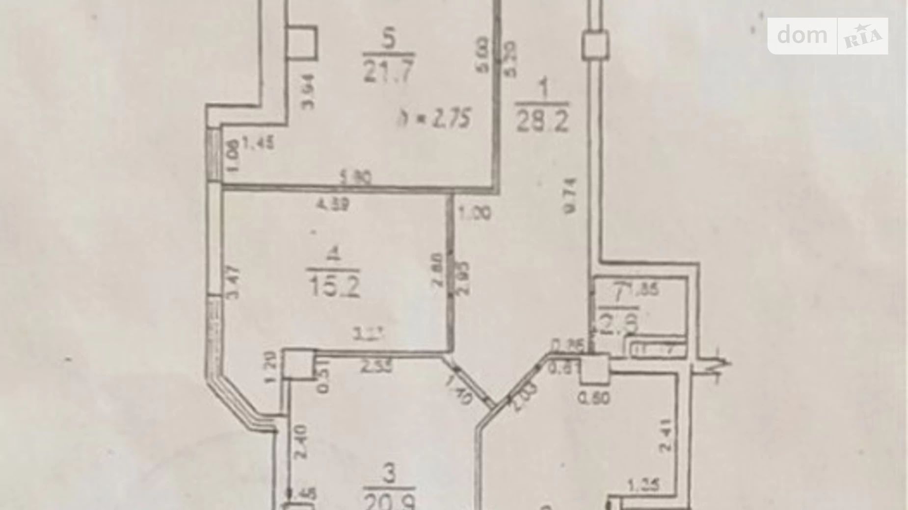 Продается 3-комнатная квартира 113 кв. м в Одессе, ул. Разумовская, 10/12