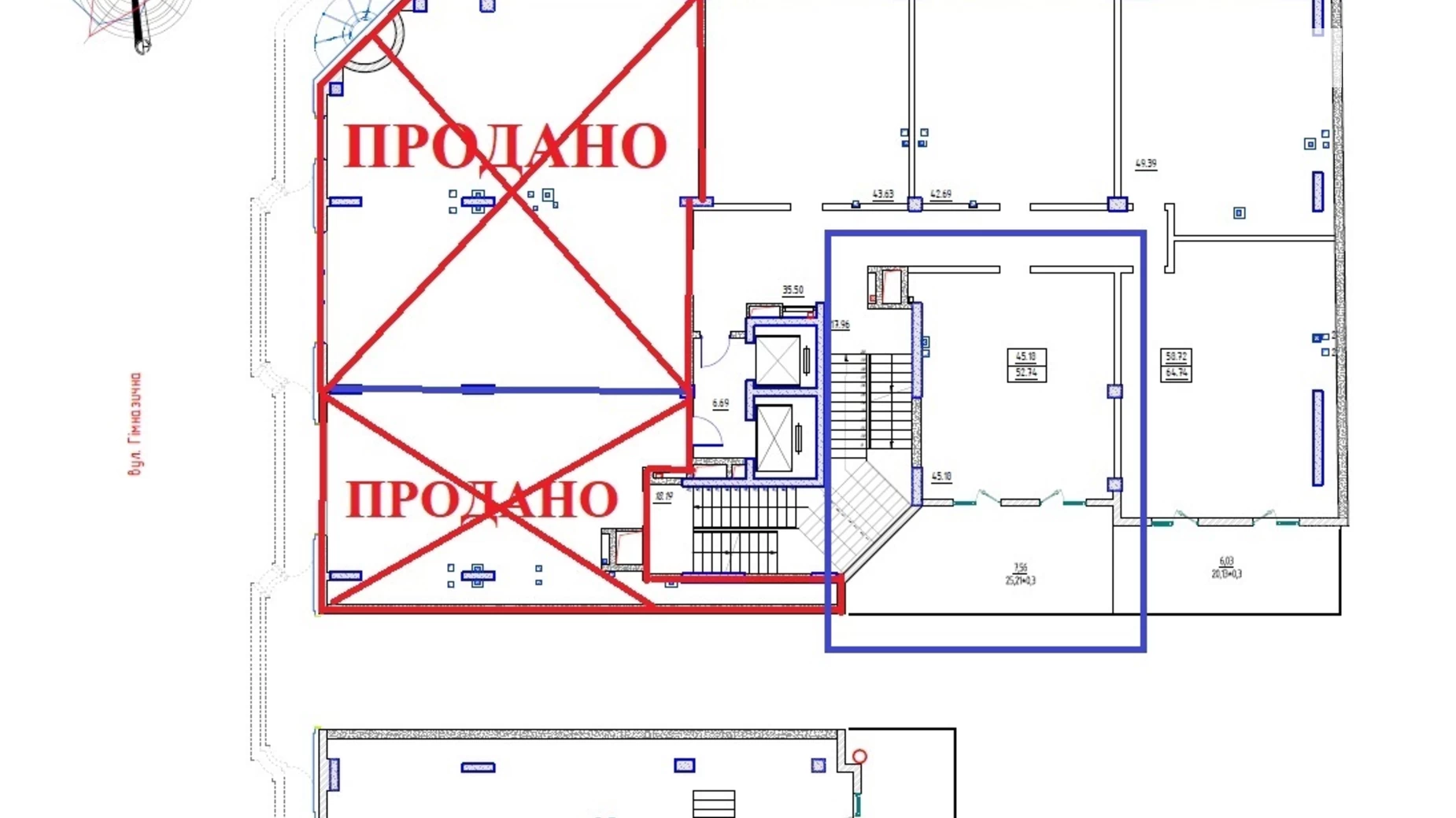 Продається офіс 52.74 кв. м в бізнес-центрі, цена: 94932 $ - фото 2