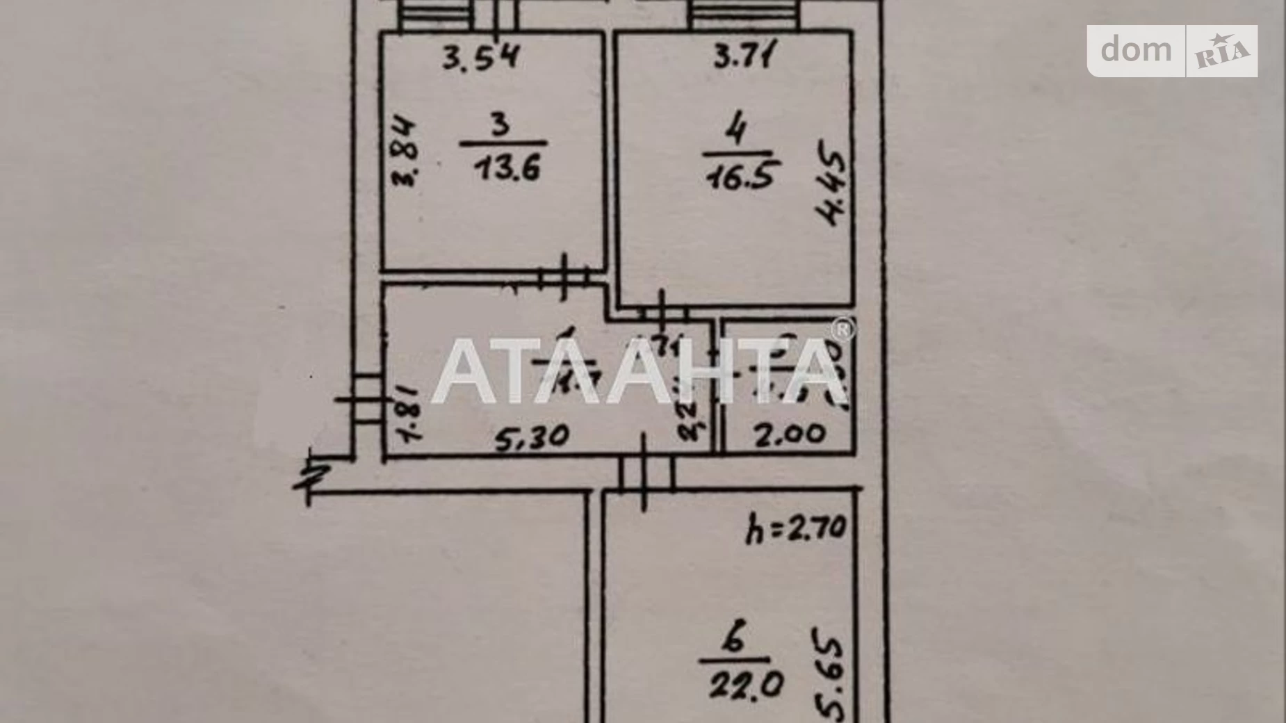 Продается 2-комнатная квартира 73 кв. м в Одессе, ул. Академика Вильямса, 59Ж - фото 2