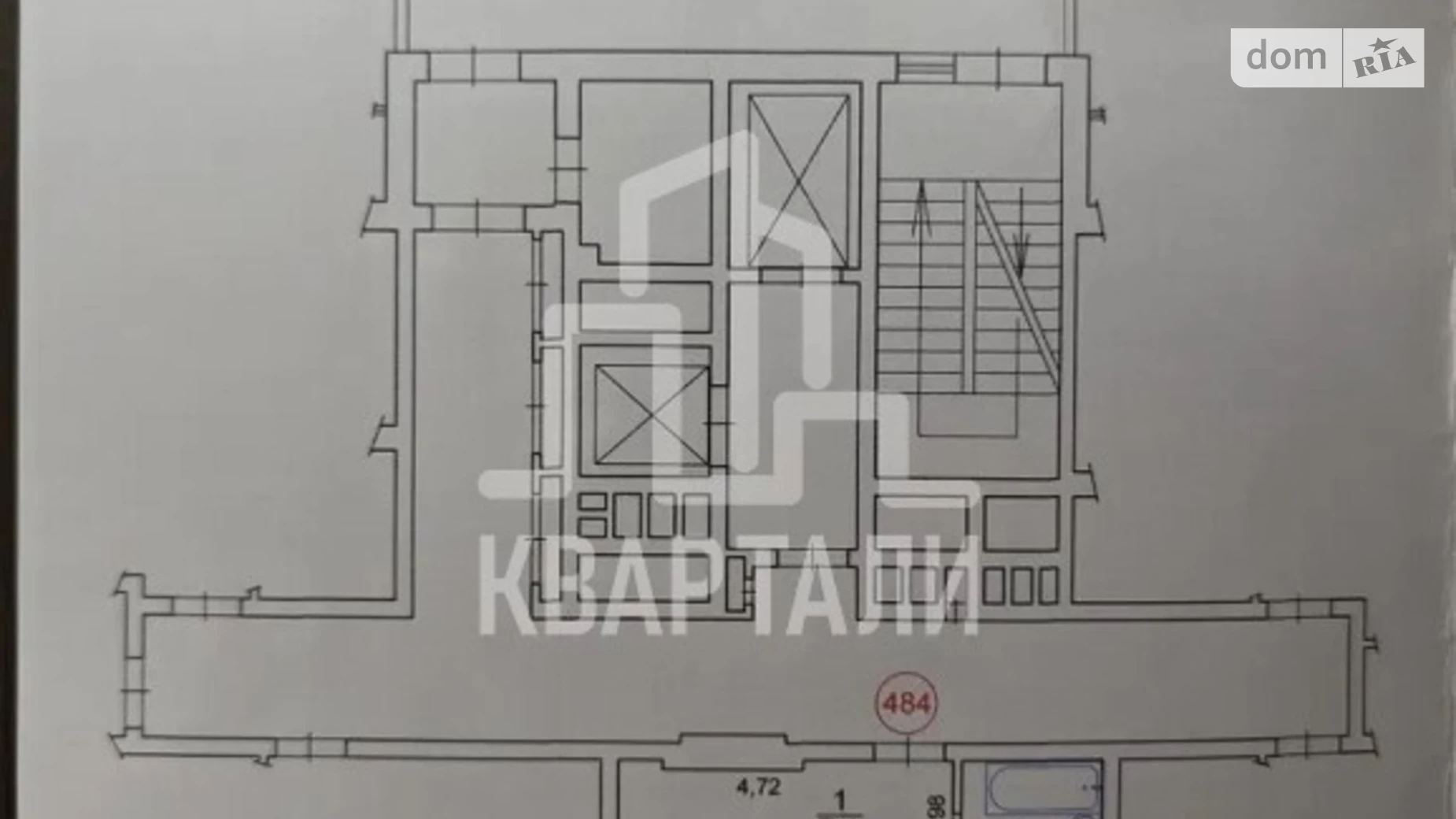 Продається 1-кімнатна квартира 47 кв. м у Києві, вул. Загорівська(Багговутівська), 17-21