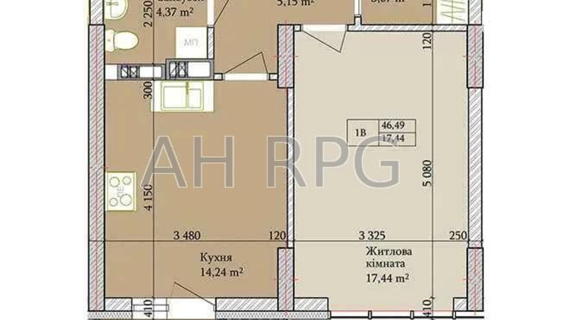 Продается 1-комнатная квартира 47 кв. м в Киеве, ул. Загоровская(Багговутовская), 17 - фото 2