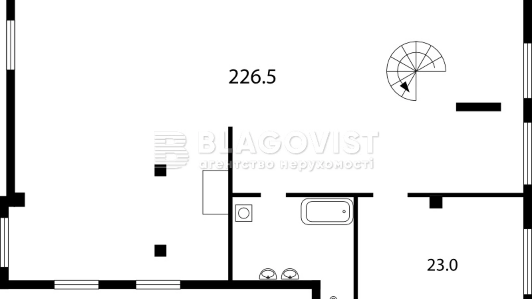 Продается 6-комнатная квартира 546.1 кв. м в Киеве, ул. Деревлянская(Якира), 10А