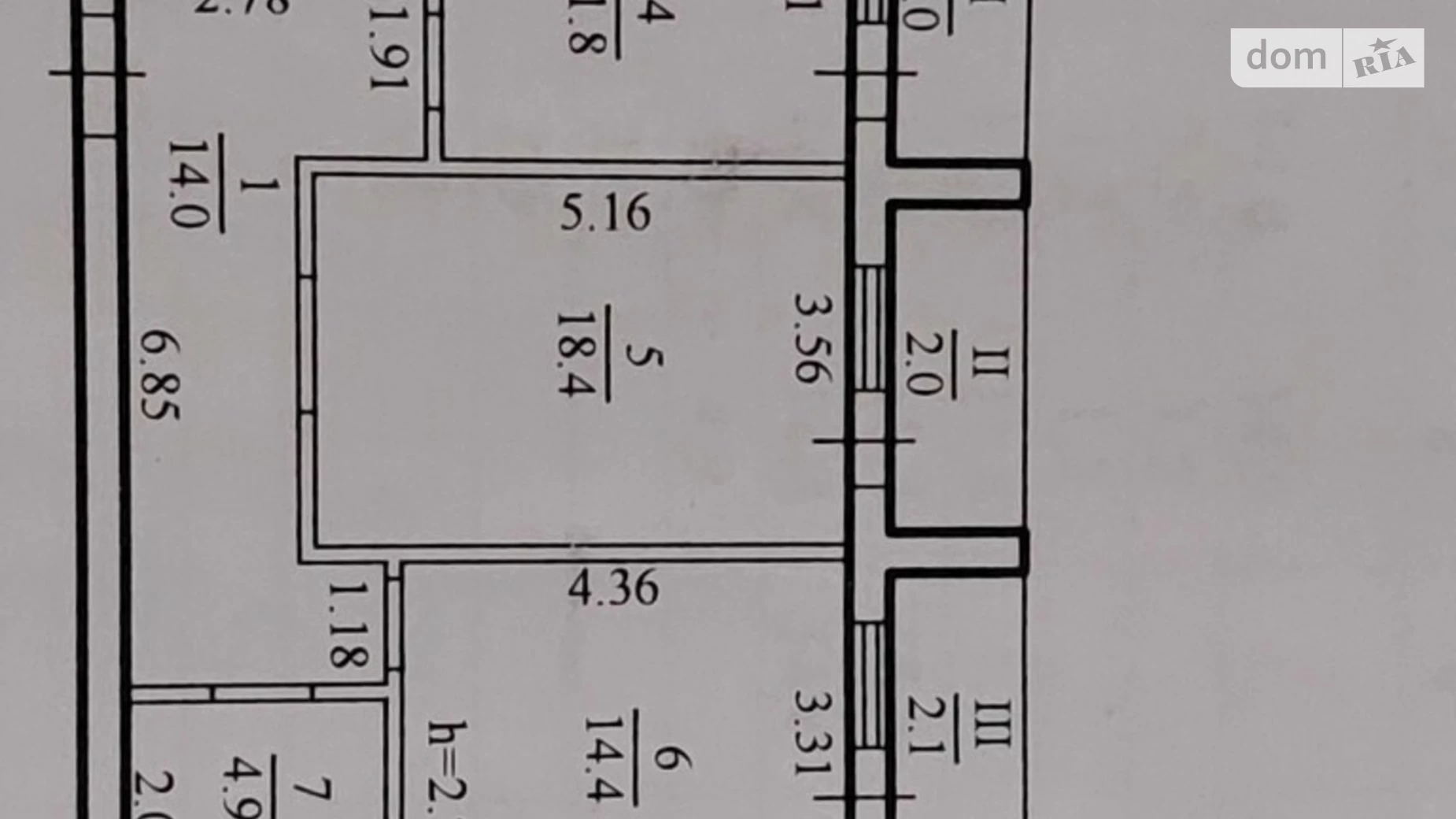 Продается 2-комнатная квартира 72 кв. м в Днепре, ул. Дмитрия Кедрина, 53А