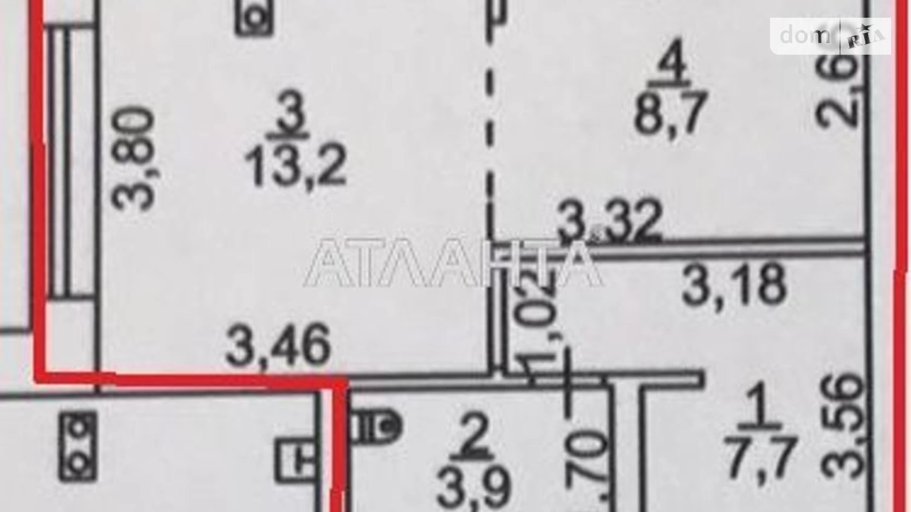 Продається 1-кімнатна квартира 33.5 кв. м у Одесі, пров. Іспанський, 2А