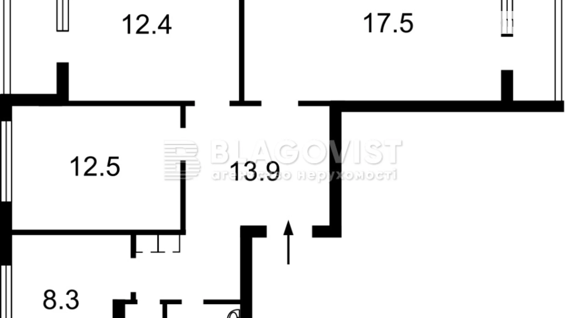 Продается 3-комнатная квартира 72.5 кв. м в Киеве, ул. Героев Днепра, 5