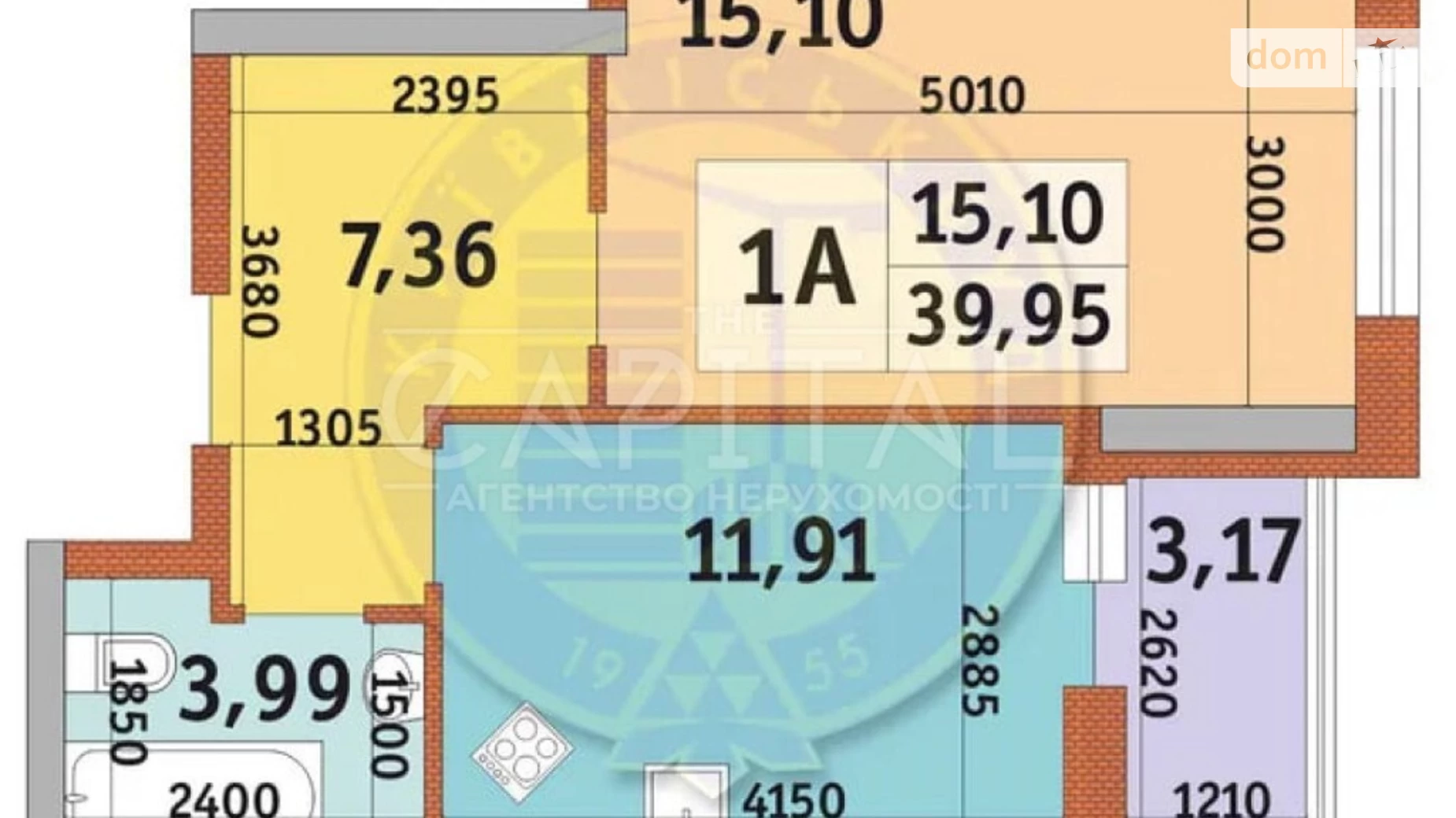 Продается 1-комнатная квартира 40 кв. м в Киеве, ул. Жулянская, 2