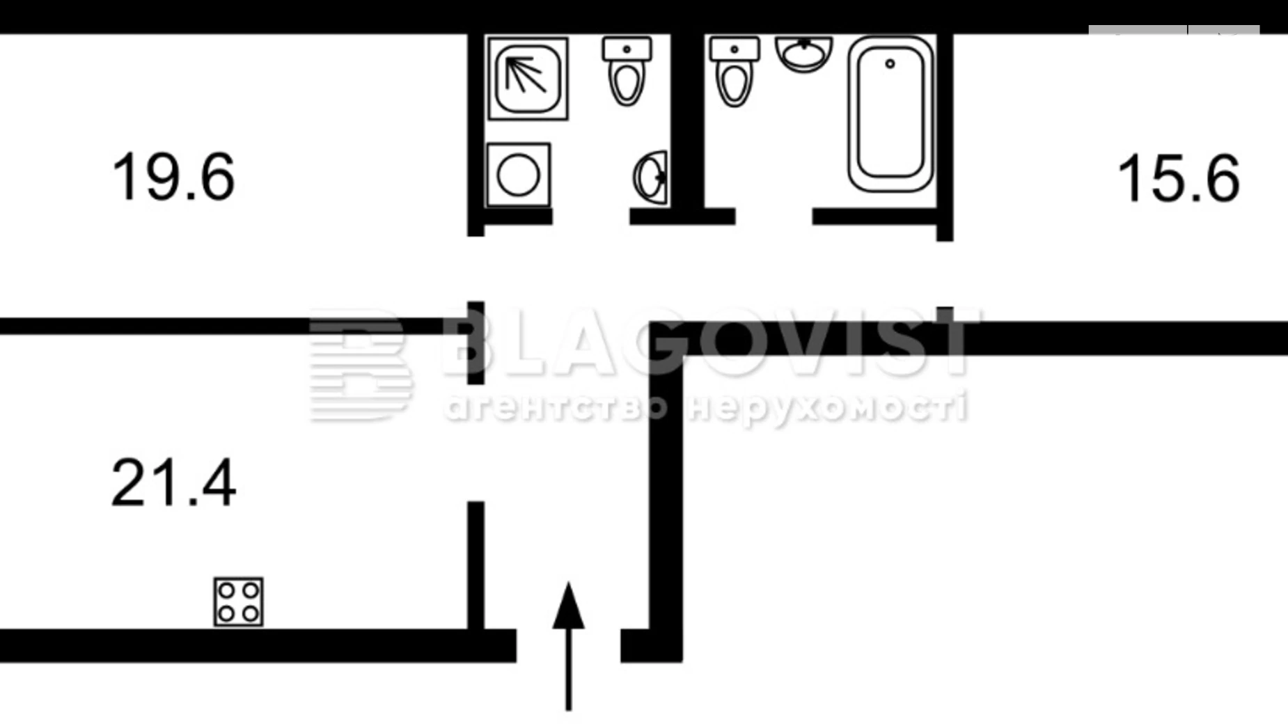 Продается 2-комнатная квартира 75 кв. м в Киеве, пер. Новопечерский, 5