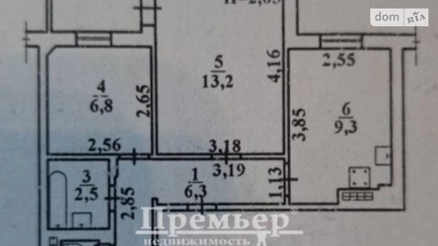 Продається 2-кімнатна квартира 42 кв. м у Одесі, вул. Палія Семена