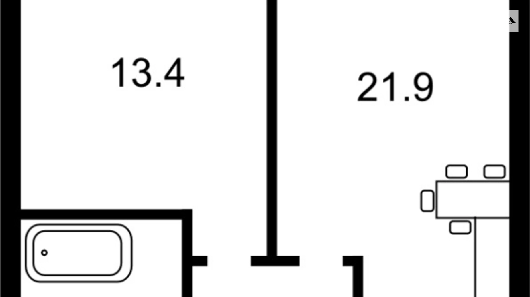 Продается 2-комнатная квартира 53 кв. м в Киеве, ул. Шолуденко, 1А