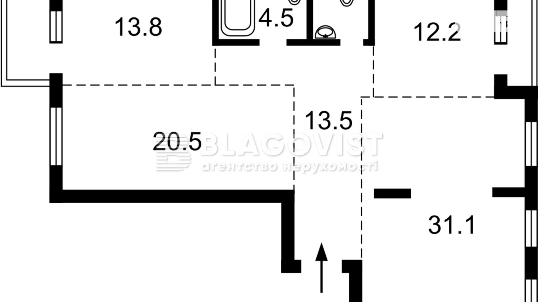 Продается 3-комнатная квартира 102 кв. м в Киеве, ул. Кирилловская, 37