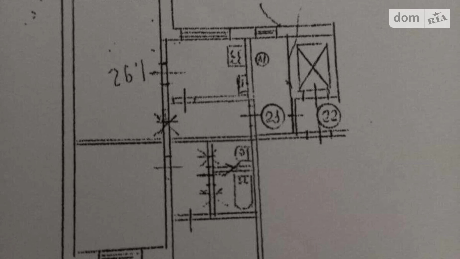 Продається 3-кімнатна квартира 60 кв. м у Сумах, вул. Польська(Лермонтова), 1