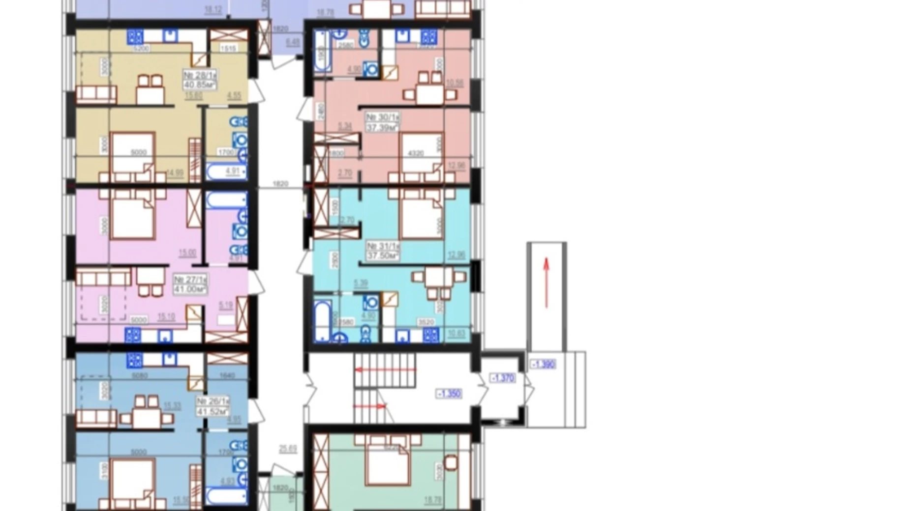 Продается 1-комнатная квартира 43.86 кв. м в Милой, ул. Опытная, 3