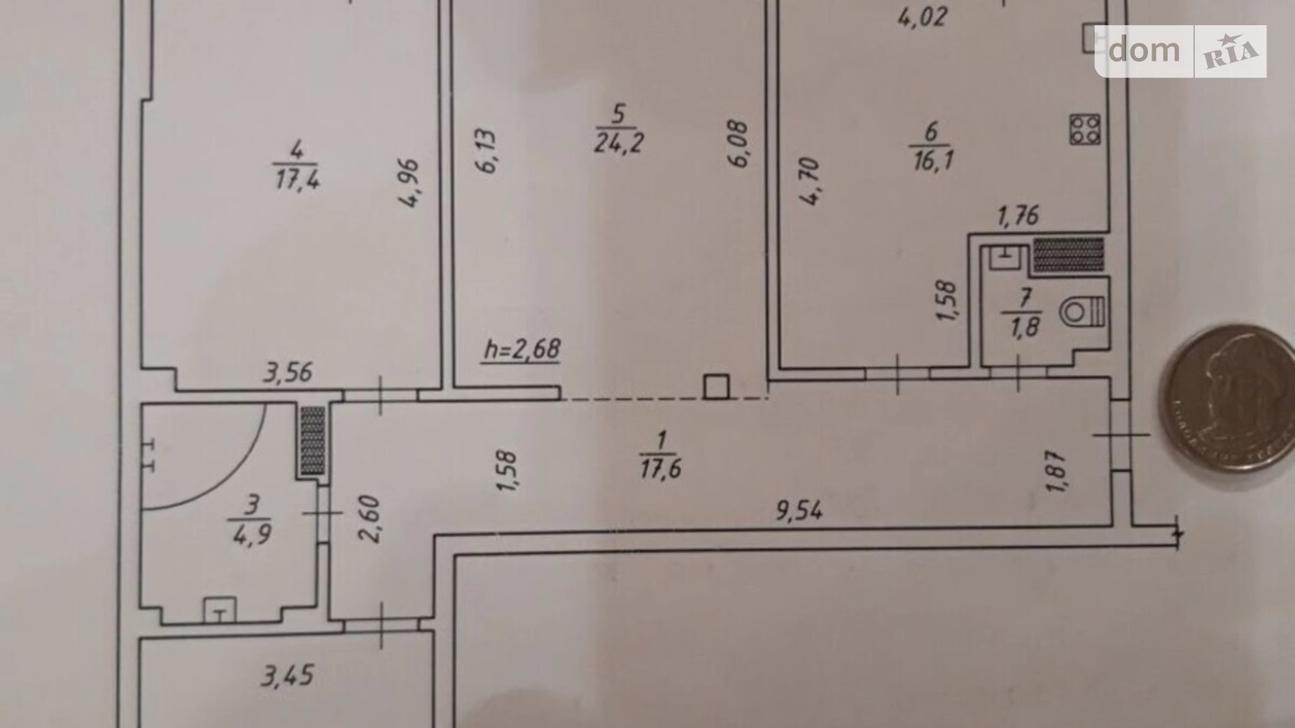 Продается 3-комнатная квартира 111 кв. м в Сумах, ул. Герасима Кондратьева(Кирова), 144/3 - фото 4