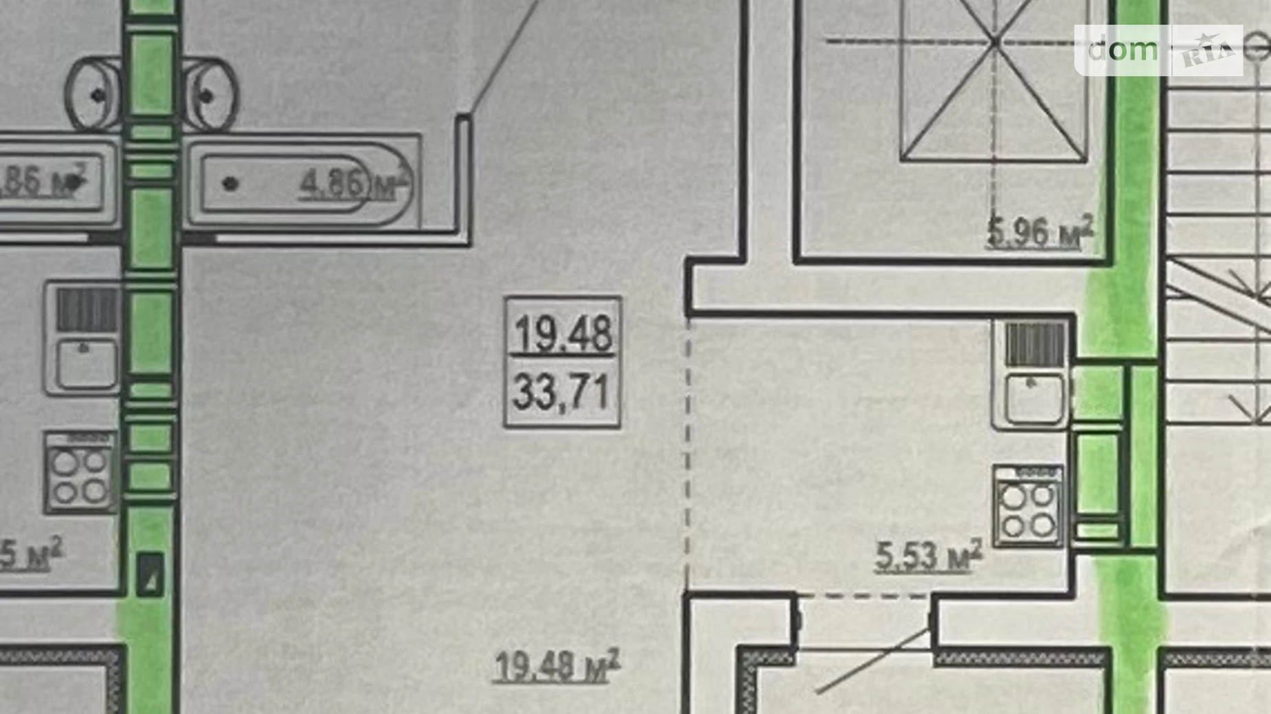 Продается 1-комнатная квартира 34 кв. м в Харькове, ул. Шевченко - фото 2